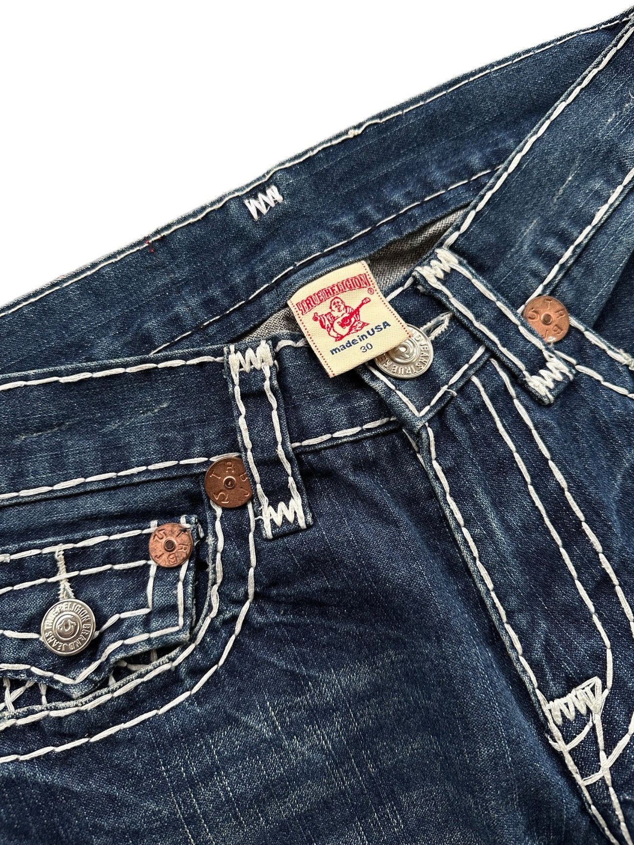True Religion Vintage True Religion Joey Super T Denim Jeans Size US 31 - 4 Thumbnail