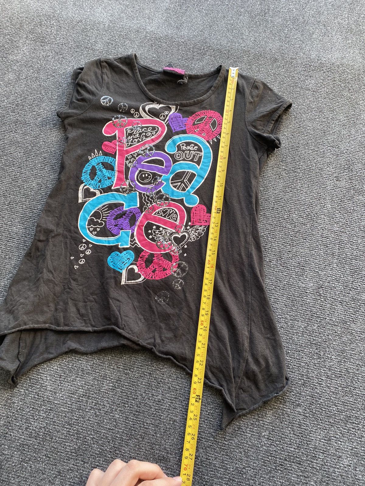 Other 🔥Gothic Self Esteem Girls xs women tank top asymmetrical Size XS / US 0-2 / IT 36-38 - 3 Thumbnail