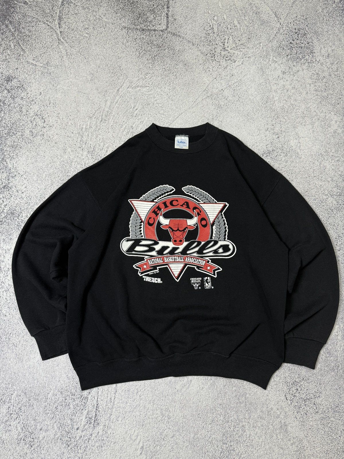 NBA Vintage 90s Chicago Bulls NBA 1992 Black Crewneck Sweatshirt Size US XL / EU 56 / 4 - 4 Thumbnail