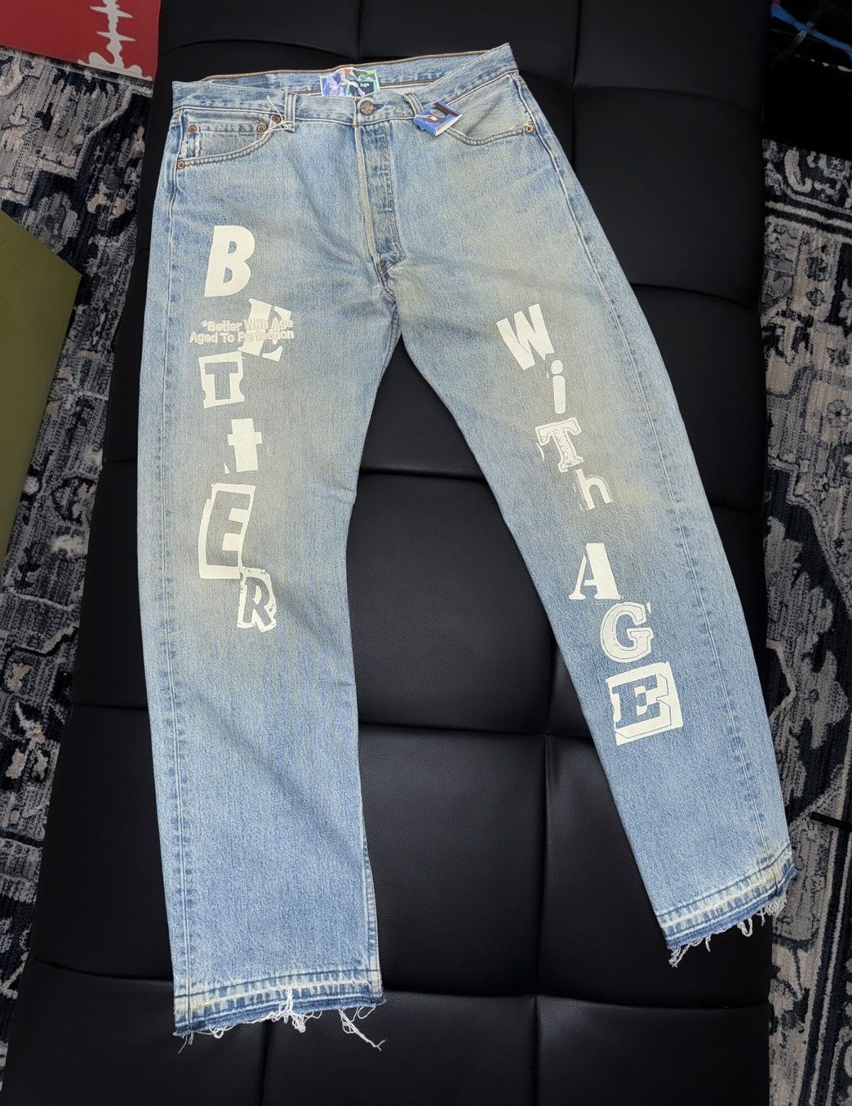 Better With Age Better with age logo jeans Size US 36 / EU 52 - 2 Thumbnail