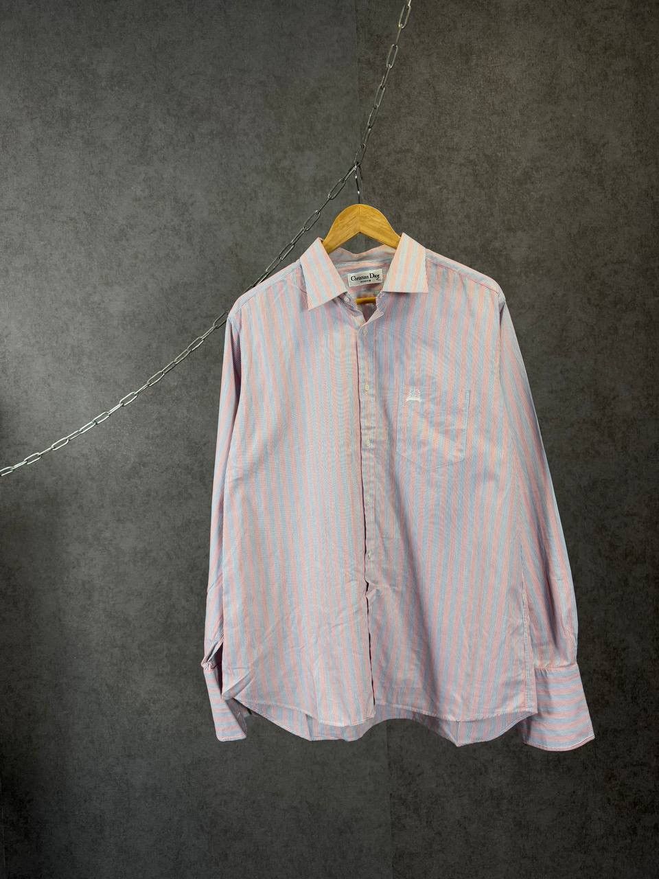 Christian Dior Monsieur Christian Dior Monsieur vintage designer striped shirt Size US L / EU 52-54 / 3 - 1 Thumbnail
