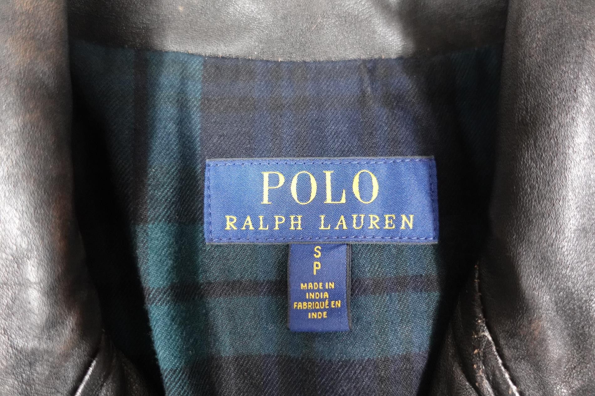 Polo Ralph Lauren Polo Ralph Lauren Jacket Leather Moto Varsity Skull NWOT S Size US S / EU 44-46 / 1 - 3 Thumbnail
