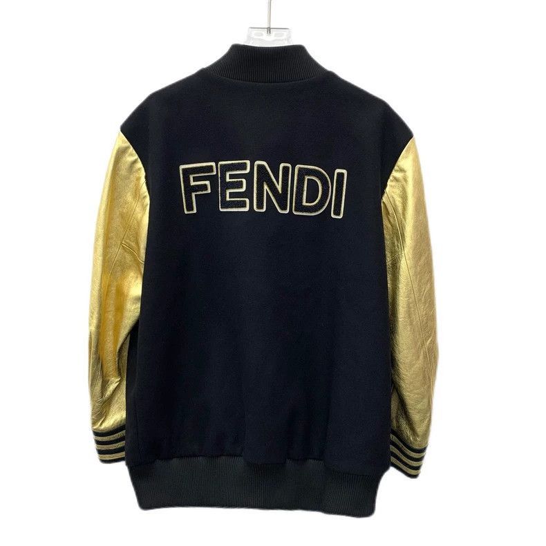 Fendi Fendi Black Jacket with Monster Eye Design Size US S / EU 44-46 / 1 - 2 Thumbnail