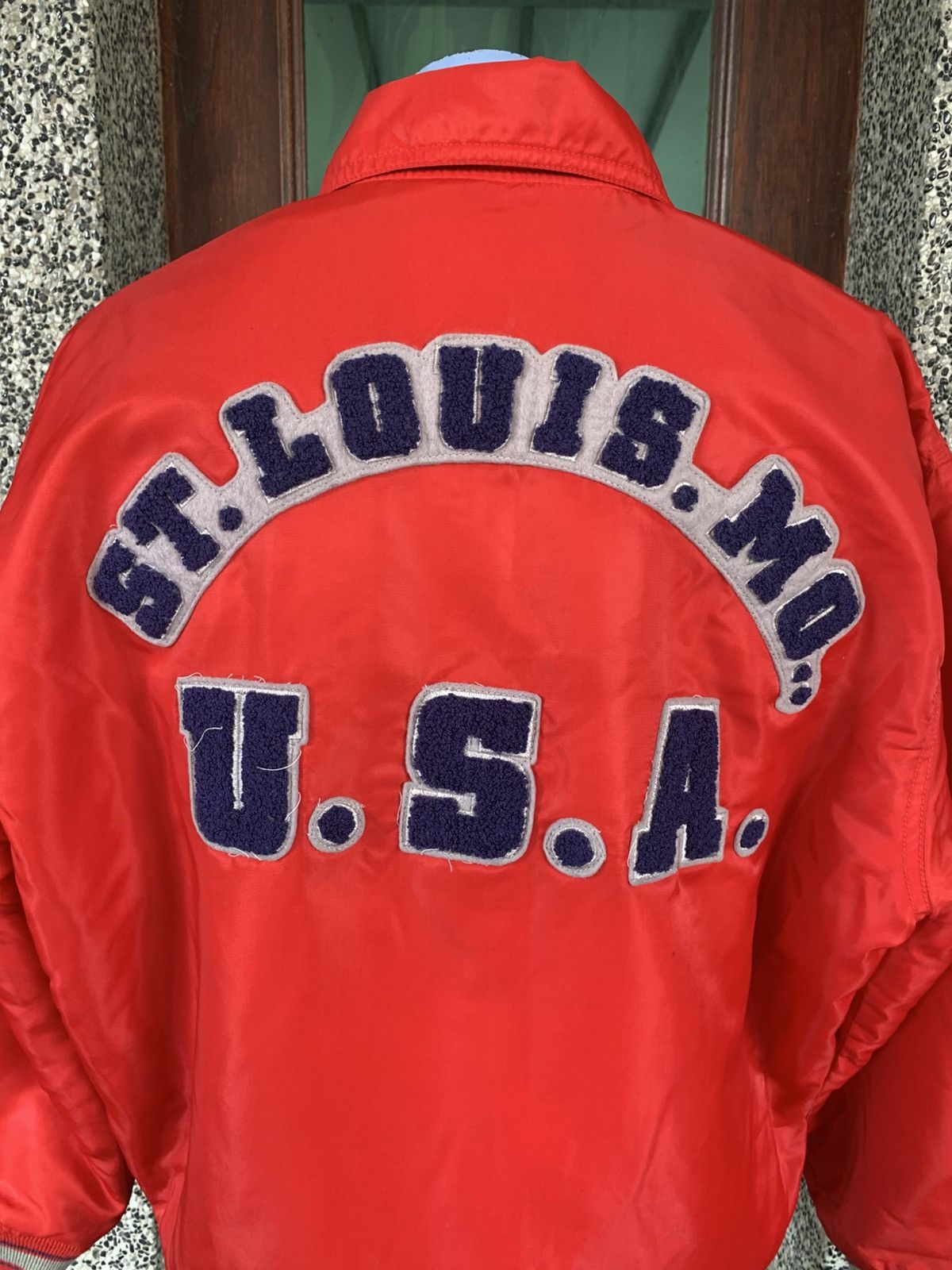 Budweiser × Vintage Vintage Budweiser St Louis Mo USA Patches Varsity Jacket Size US M / EU 48-50 / 2 - 5 Thumbnail