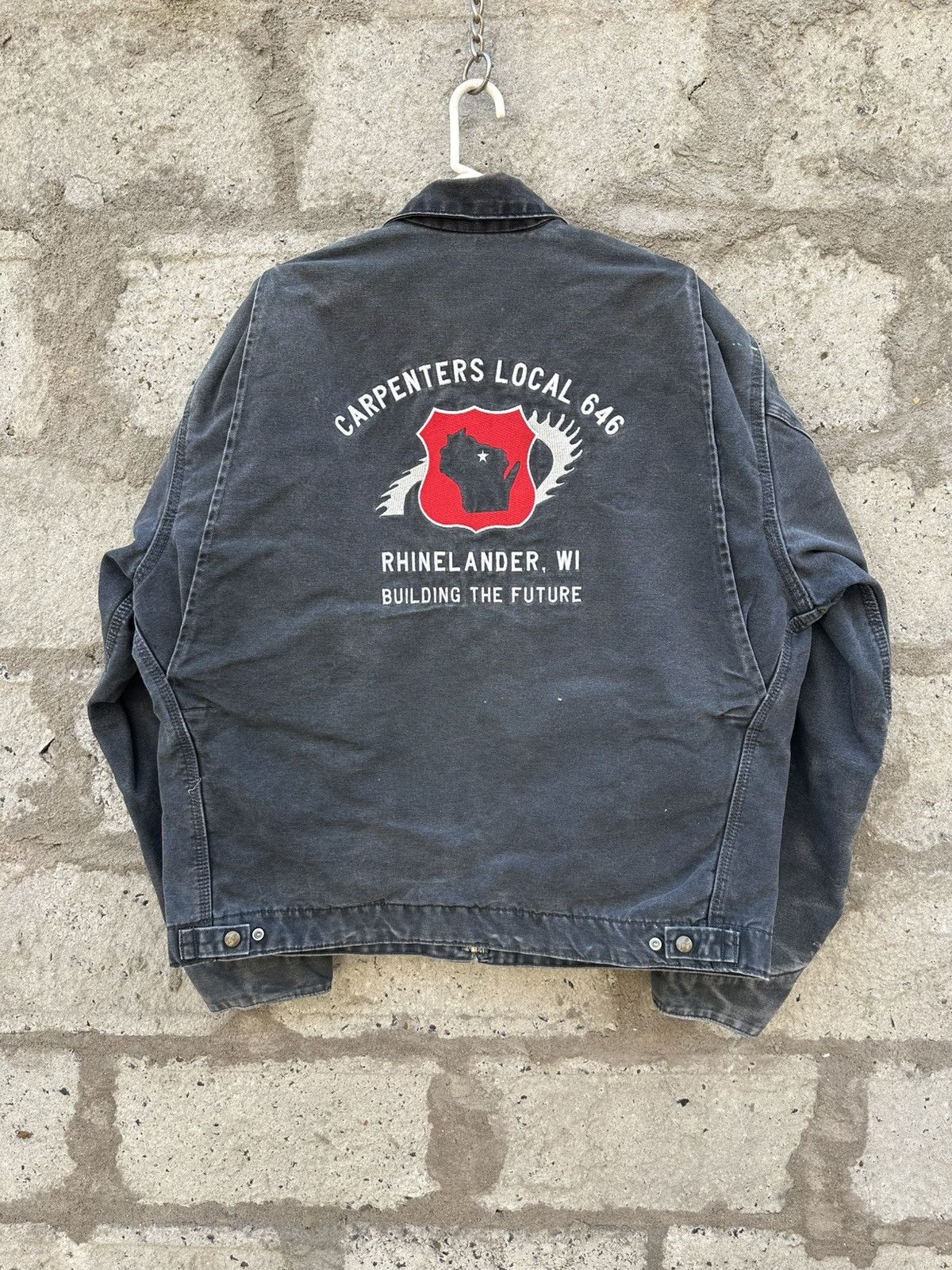 Carhartt × Vintage Vintage 2000s Carhartt J97 PTL Detroit Jacket Size US XL / EU 56 / 4 - 5 Thumbnail