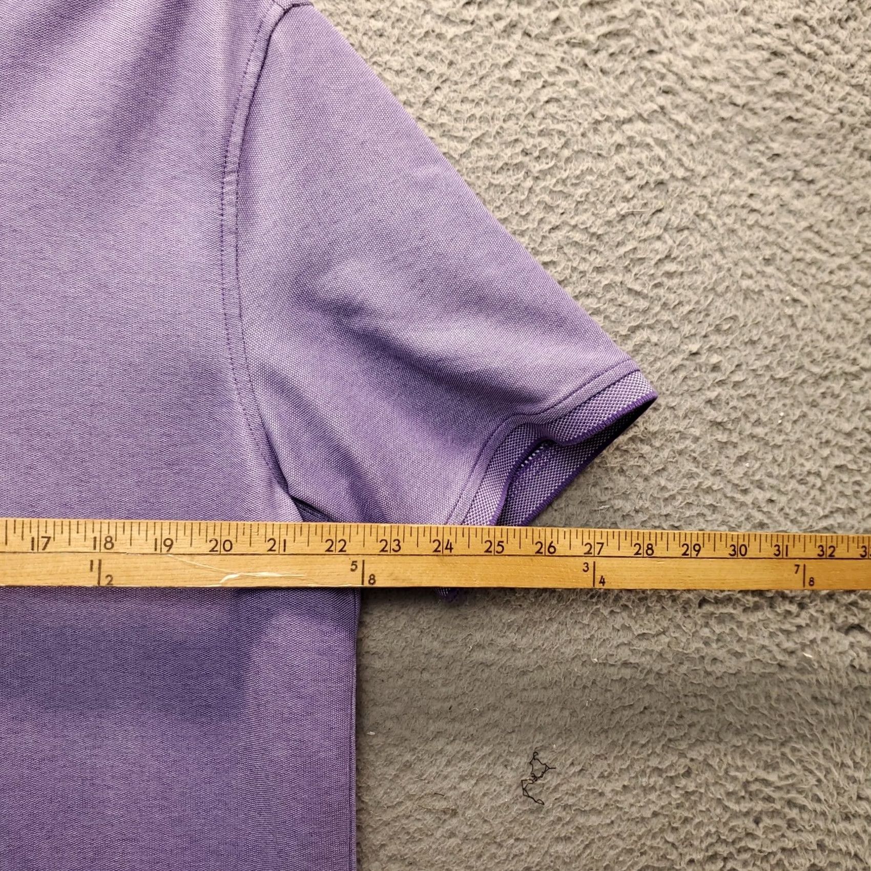 Izod IZOD Polo Shirt Mens L Purple Advantage Performance Natural Stretch Collared Polo Size US L / EU 52-54 / 3 - 5 Thumbnail