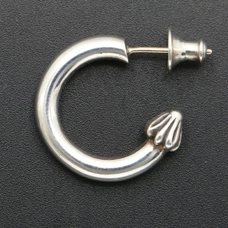 Chrome Hearts Plain Hoop Earring