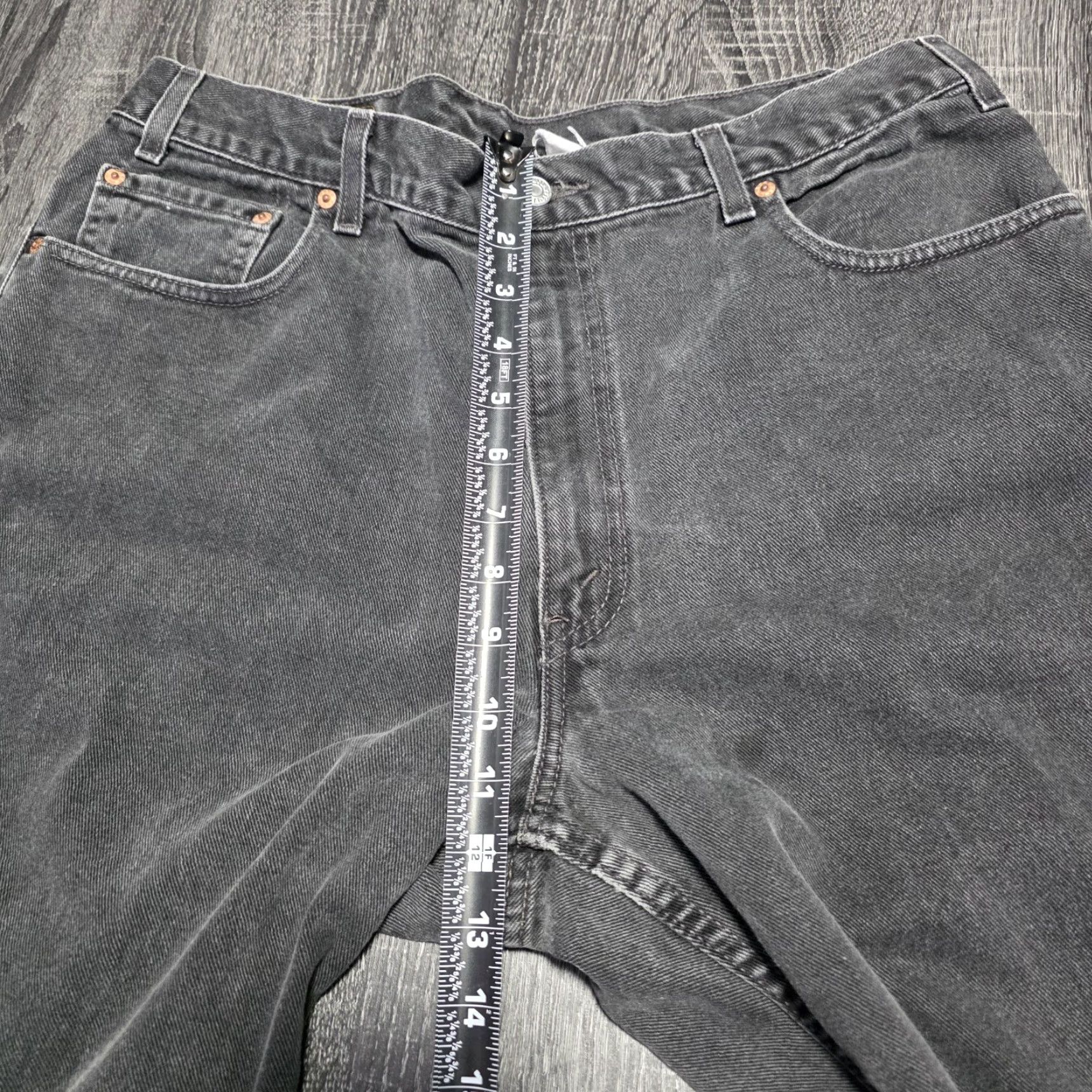 Levi's VINTAGE Levi's 560 Jeans Mens 36 Tall? 32 Inseam Black Tapered Baggy Loose 90s USA Size US 36 / EU 52 - 7 Thumbnail