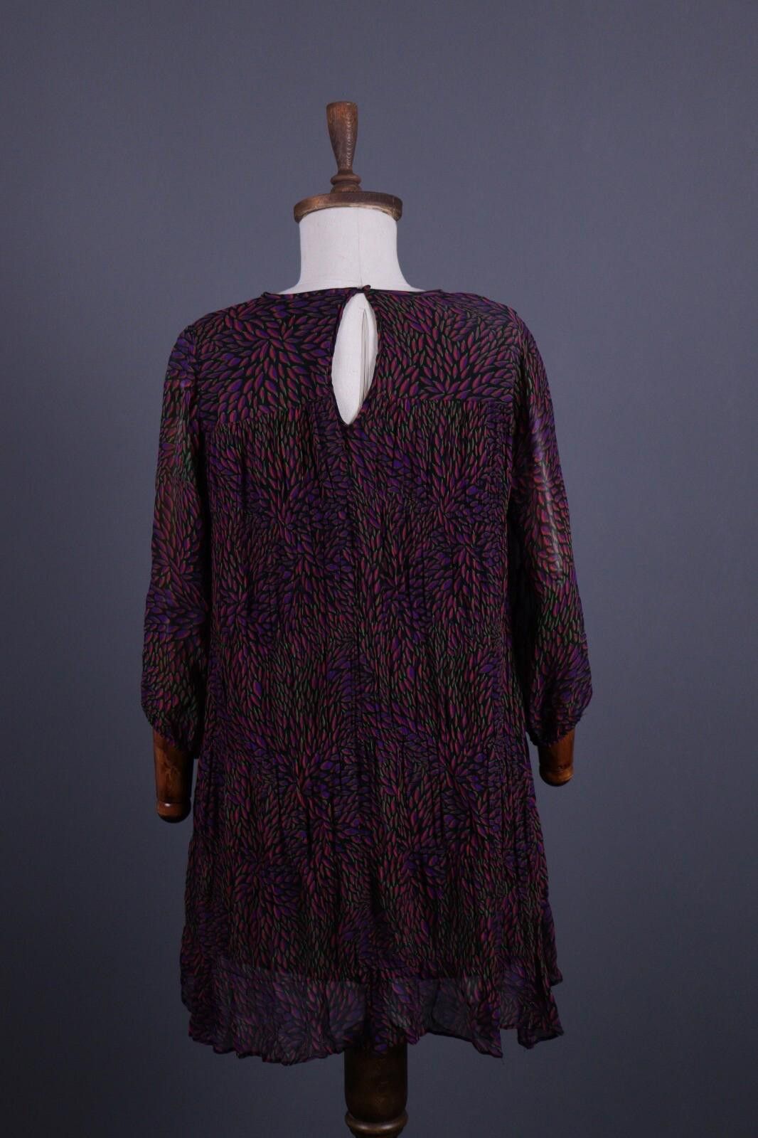 Wilkes Bashford BA&SH Multicolor Floral Relaxed Mesh Dress Size 0 / XS Size XS / US 0-2 / IT 36-38 - 6 Thumbnail