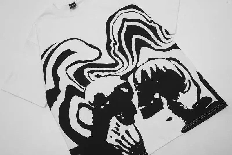 Japanese Brand × Vintage Skull Skeleton Graphic T-Shirt Hip Hop Harajuku Retro style Size US XL / EU 56 / 4 - 6 Thumbnail
