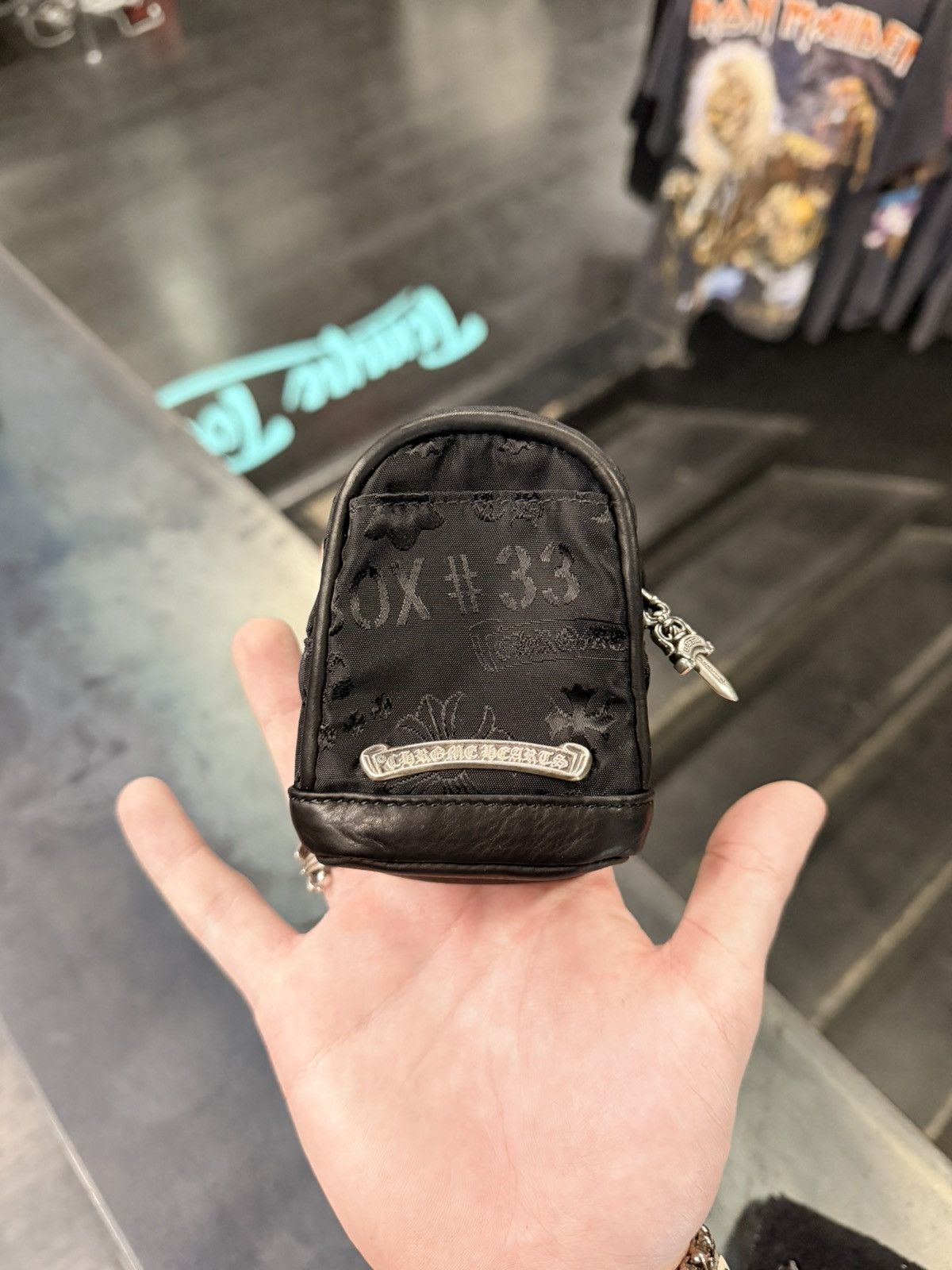Chrome Hearts Chrome Heart Stencil Backpack Wrist Bag Women’s Rare Size ONE SIZE - 1 Thumbnail