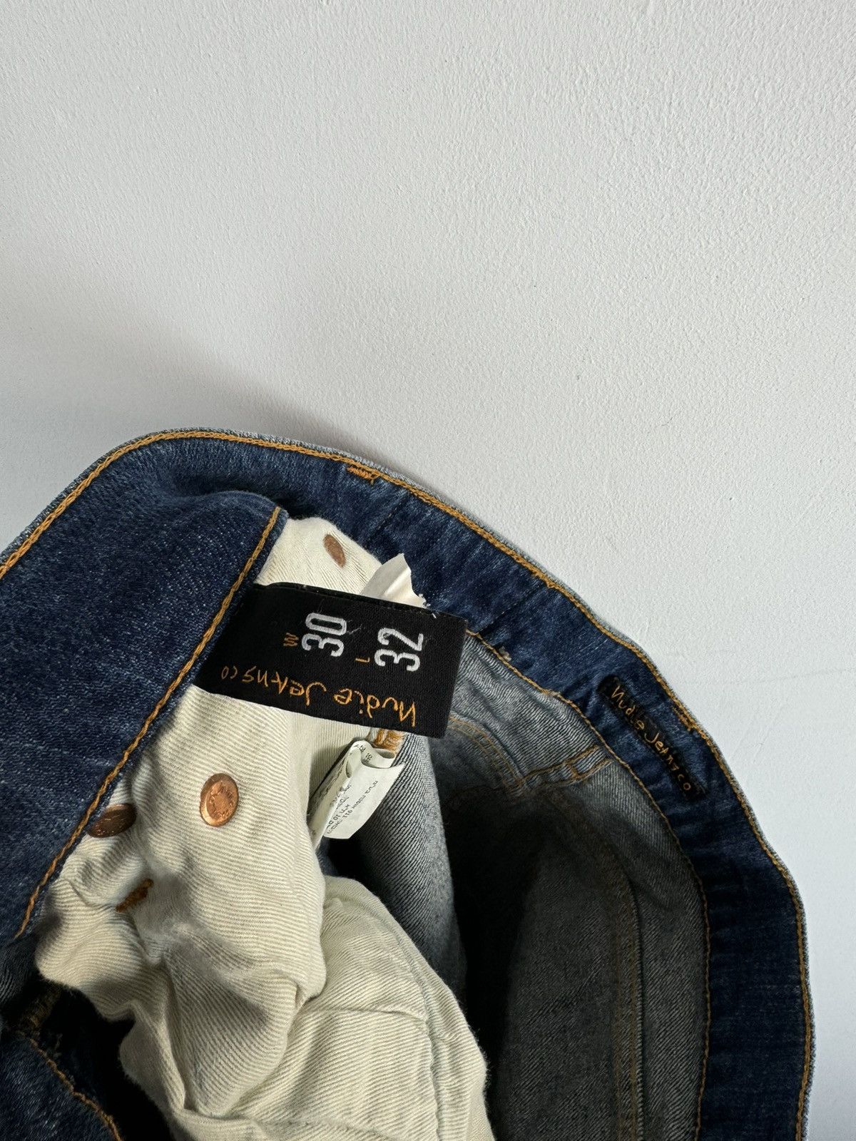 Nudie Jeans Nudie Jeans Lean Dean Denim Size US 30 / EU 46 - 6 Thumbnail