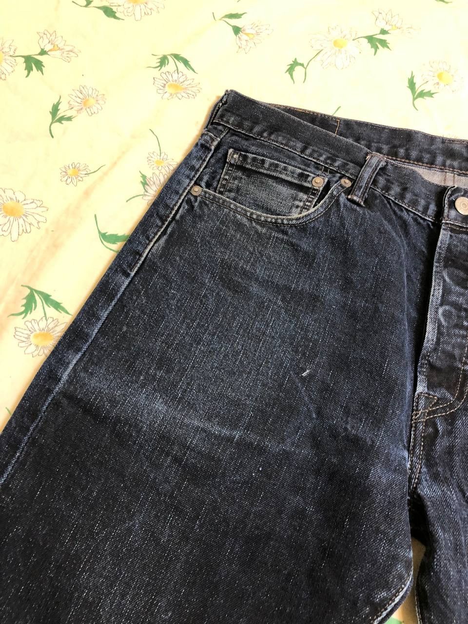 Levi's Levi's 501 Button Fly Denim Shorts Stretch Shorts Size US 34 / EU 50 - 4 Thumbnail