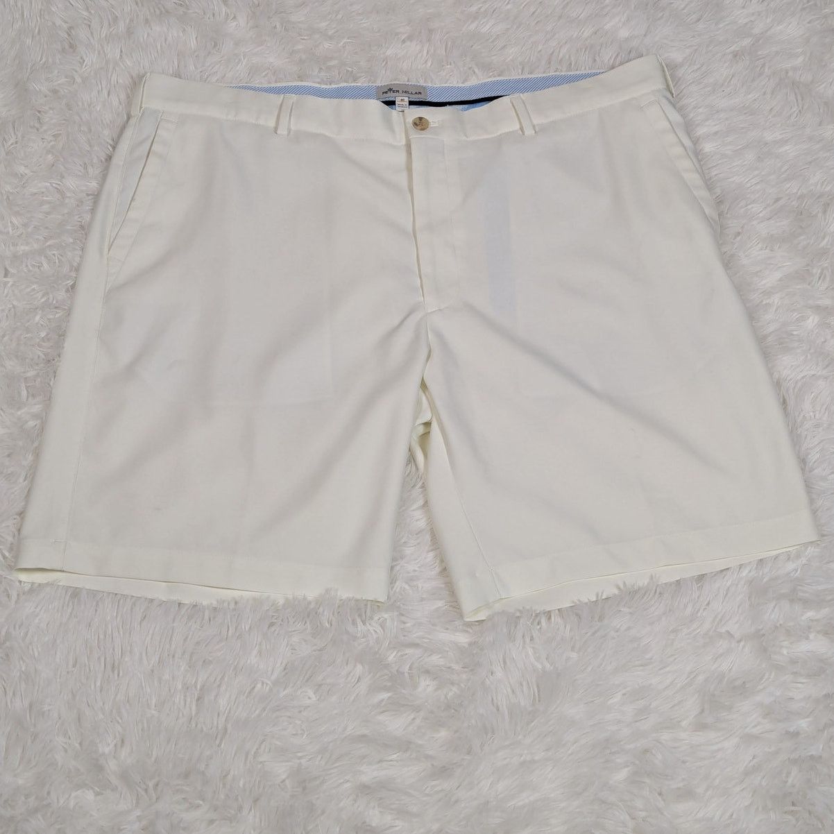 Peter Millar Peter Millar Mens Salem Performance Golf Shorts White 40 Size US 40 / EU 56 - 12 Thumbnail