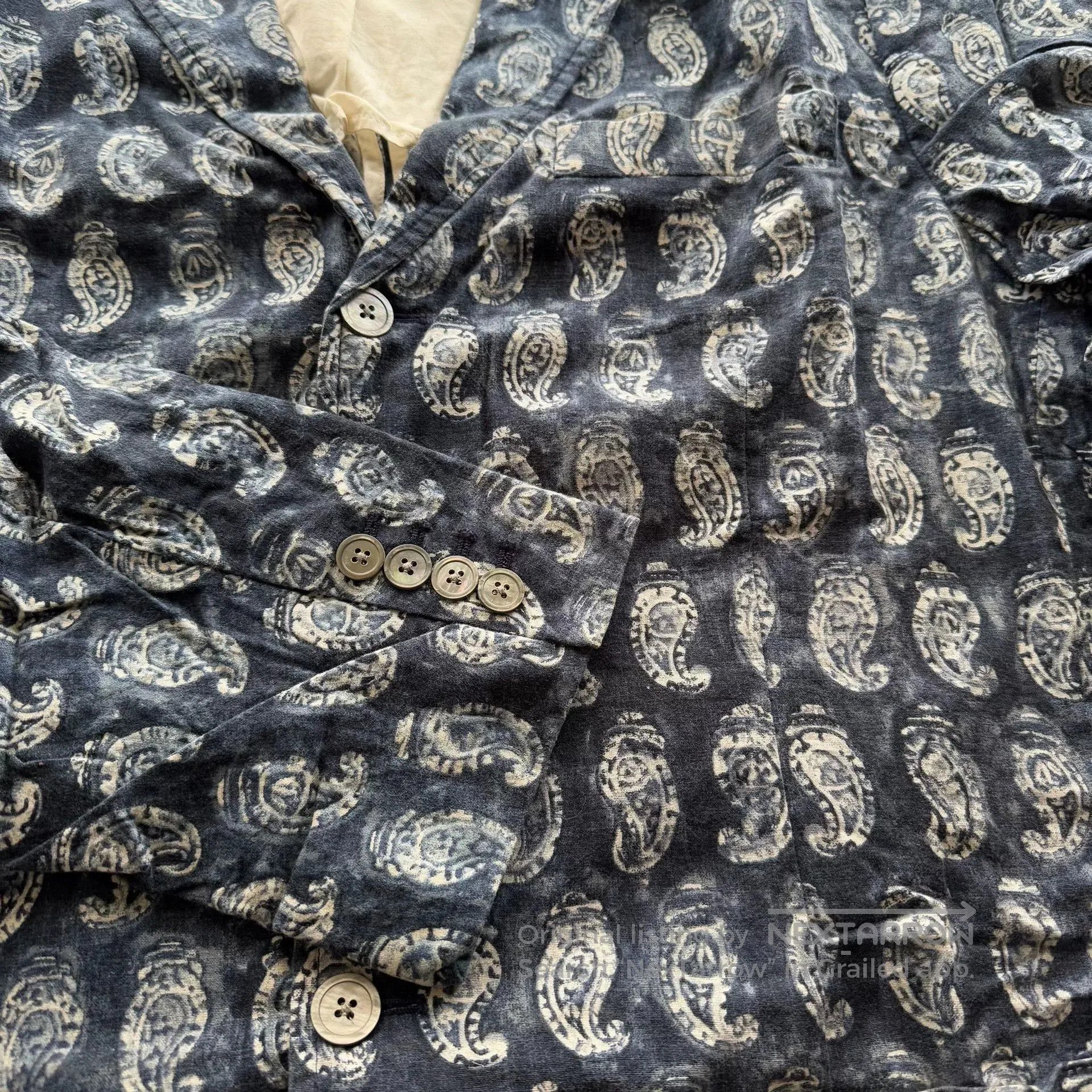 Polo Ralph Lauren Ralph Lauren Indigo Paisley Cotton Blazer. Size US XL / EU 56 / 4 - 5 Thumbnail