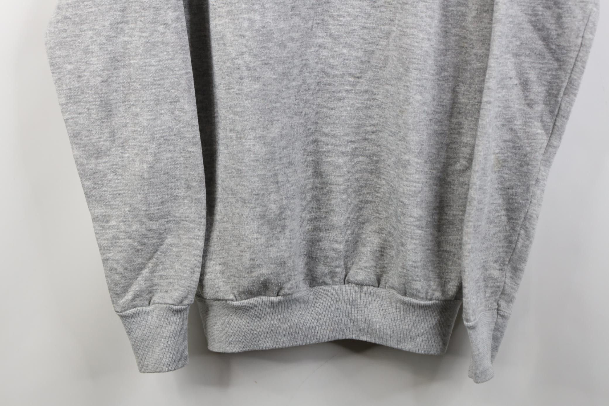 Vintage Vintage 70s 80s Triblend Raglan Sweatshirt Heather Gray USA Size L / US 10 / IT 46 - 3 Thumbnail