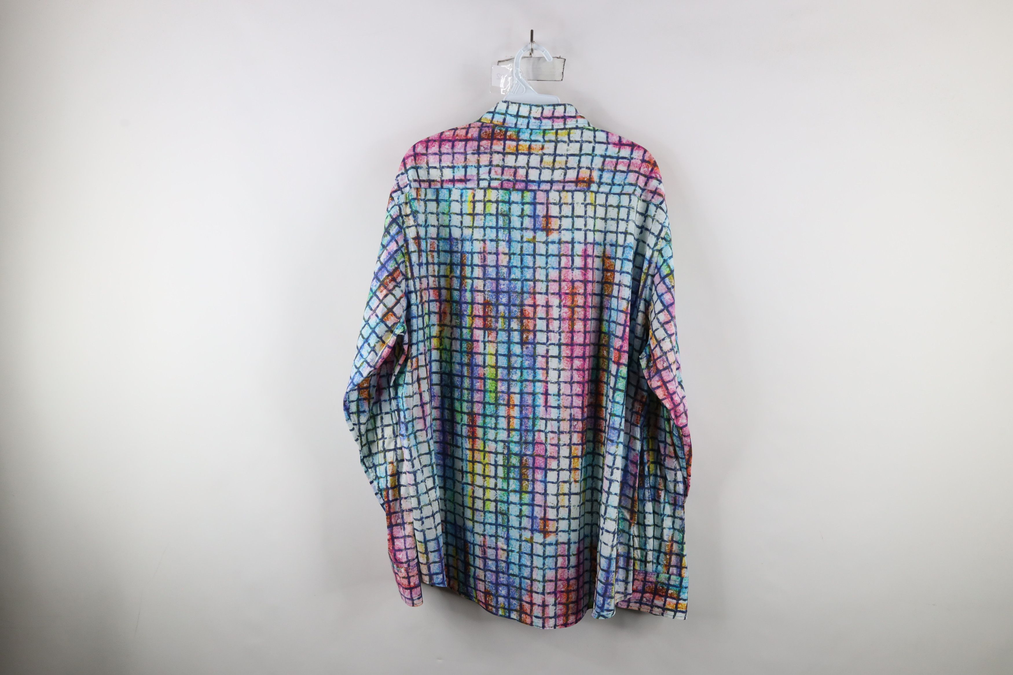 Vintage David Smith Australia Jelly Fish Flip Cuff Button Shirt Size US XL / EU 56 / 4 - 12 Thumbnail