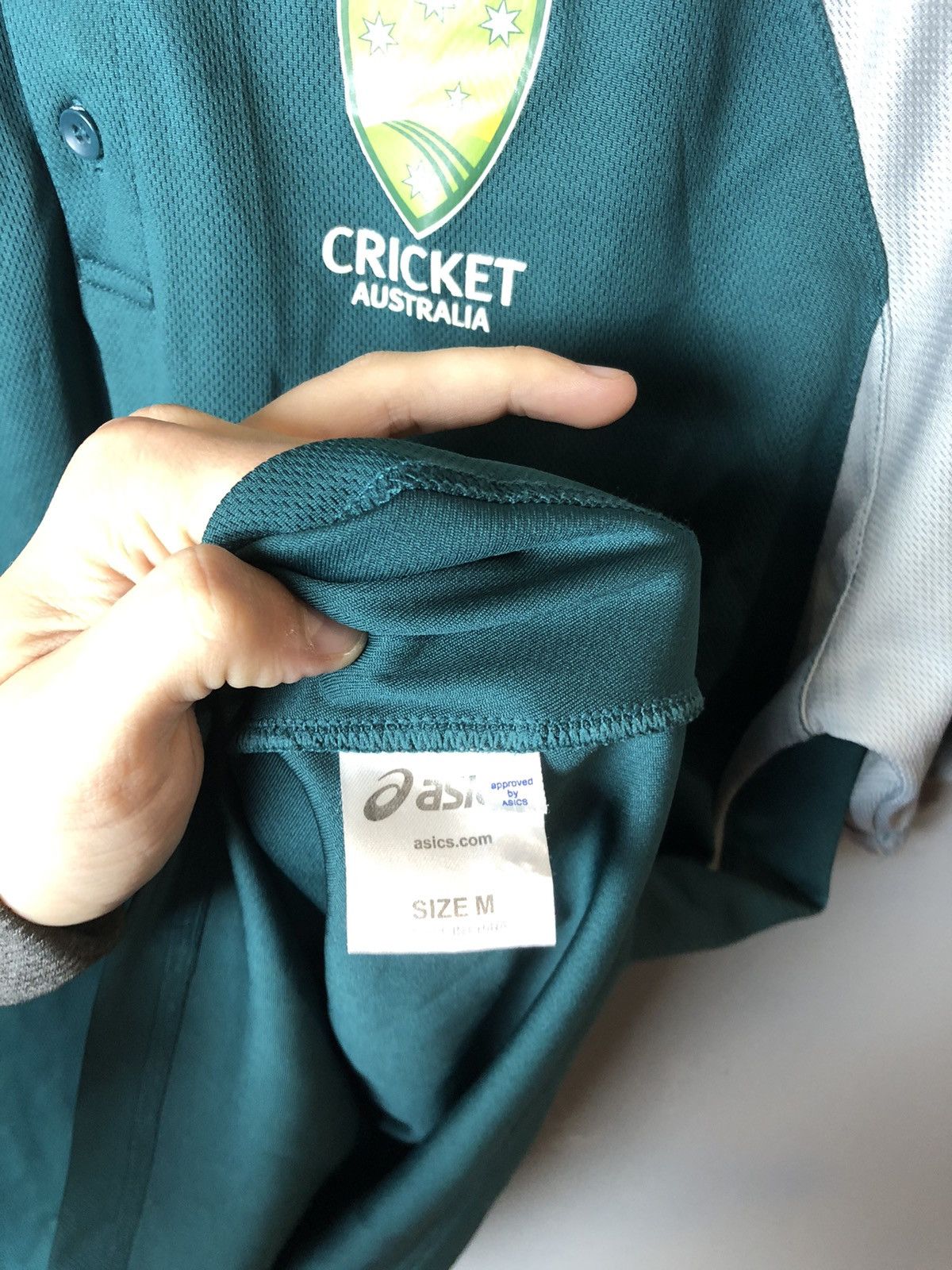 Asics Men’s cricket jersey Australia 🇦🇺 ASICS size M Size US M / EU 48-50 / 2 - 7 Thumbnail