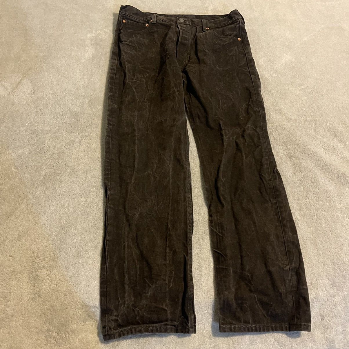 Levi's Vintage Levi's 501 Jeans Men 38x34 Brown Bootcut (36x32) Size US 36 / EU 52 - 1 Thumbnail