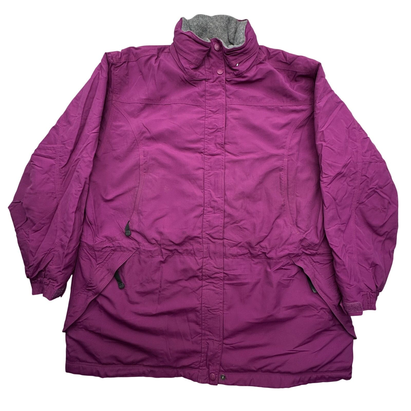 L.L. Bean LL Bean BDX3 Fleece Lined Hooded Parka Jacket Womens 1X Size ONE SIZE - 1 Thumbnail