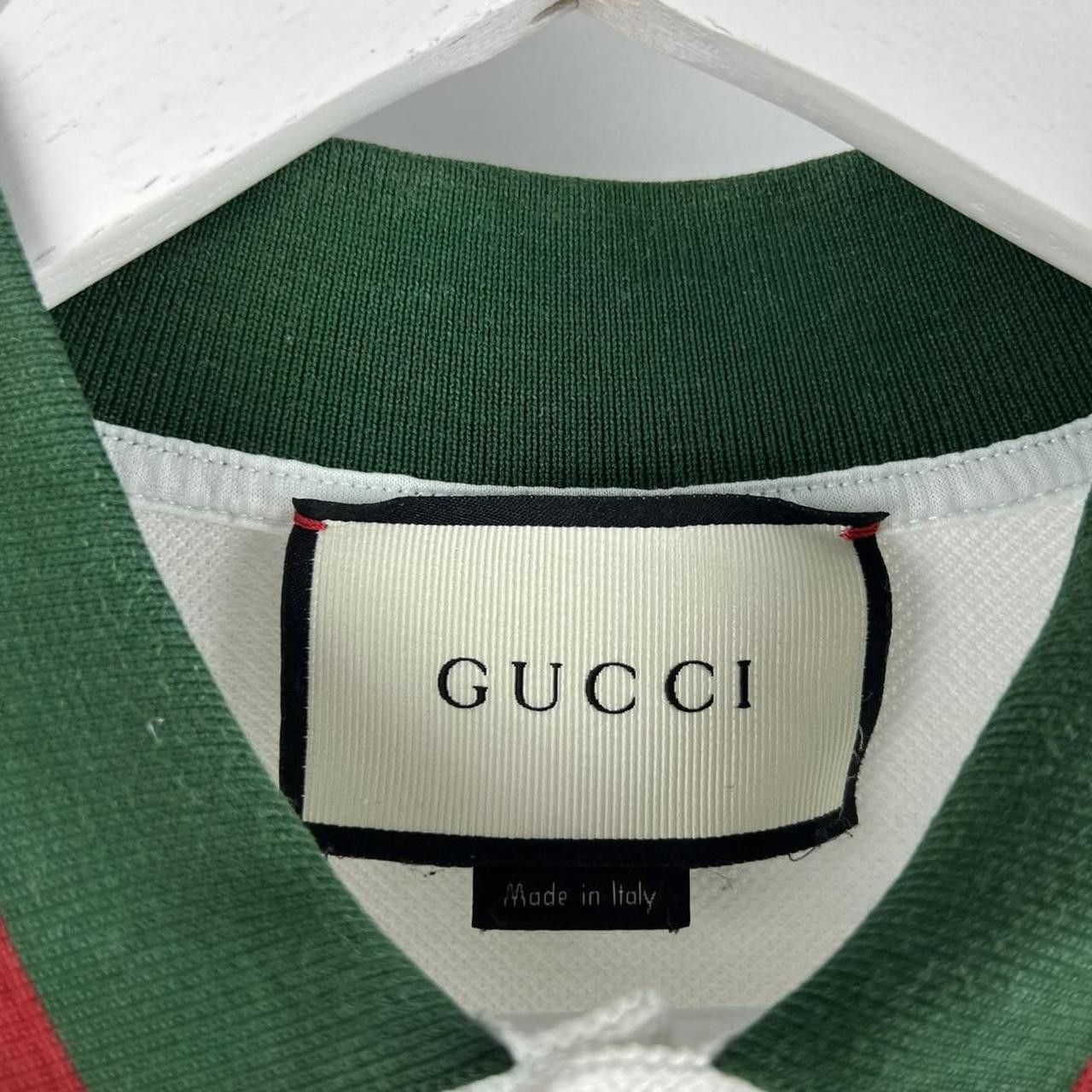 Gucci Gucci Web Logo Polo Shirt Size US L / EU 52-54 / 3 - 5 Thumbnail