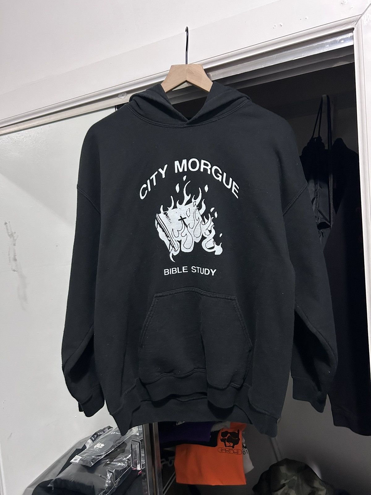 City Morgue City Morgue Bible Study Hoodie | Grailed