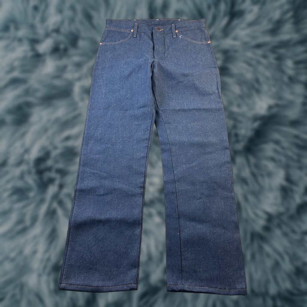 Wrangler VINTAGE Wrangler Jeans Mens 35x32 Blue Denim Pants Cowboy Cut Size US 38 / EU 54 - 1 Thumbnail