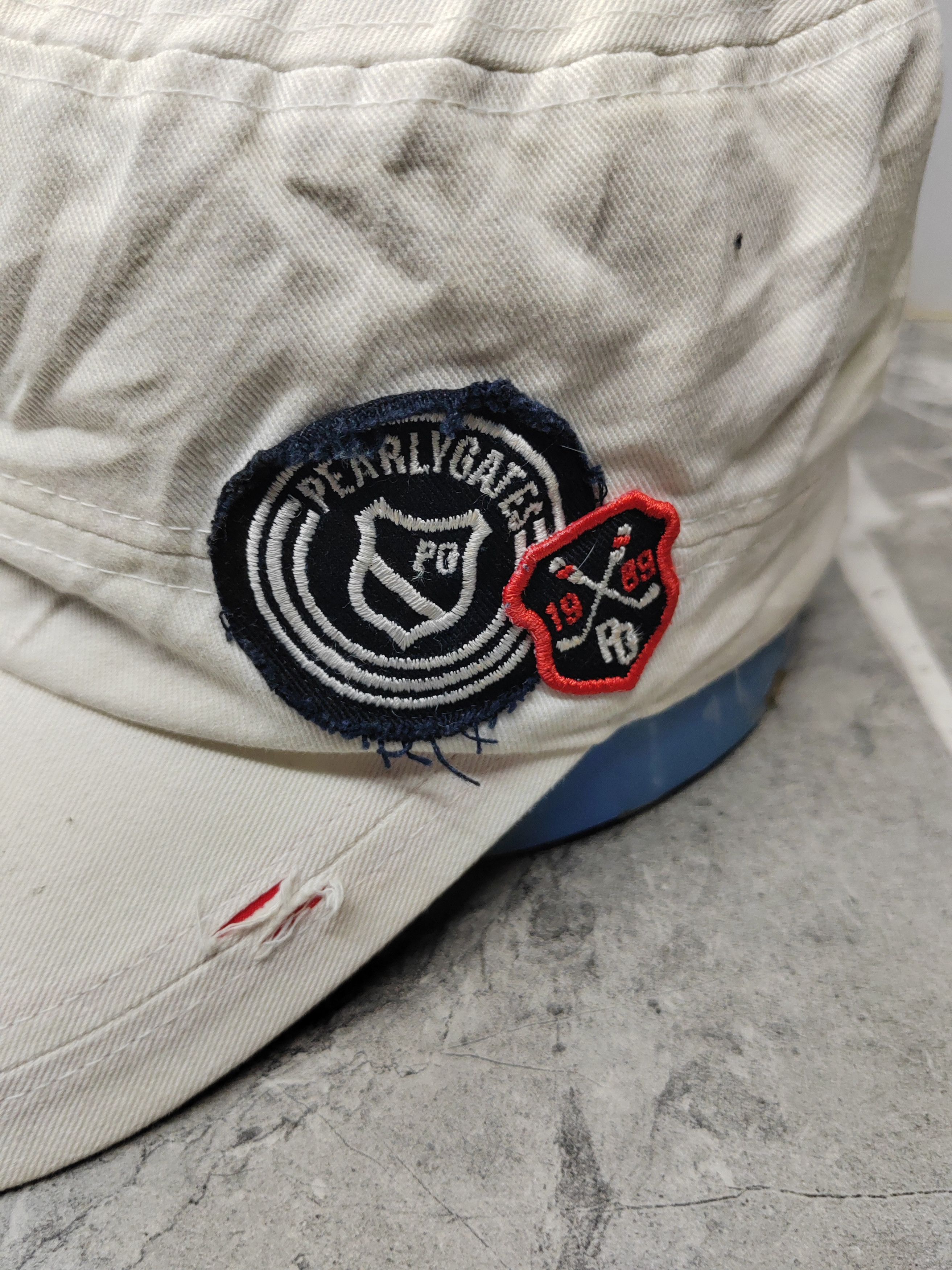 If Six Was Nine Vintage Pearly Gates Distressed Cadet Style Cap Hat Size ONE SIZE - 4 Thumbnail
