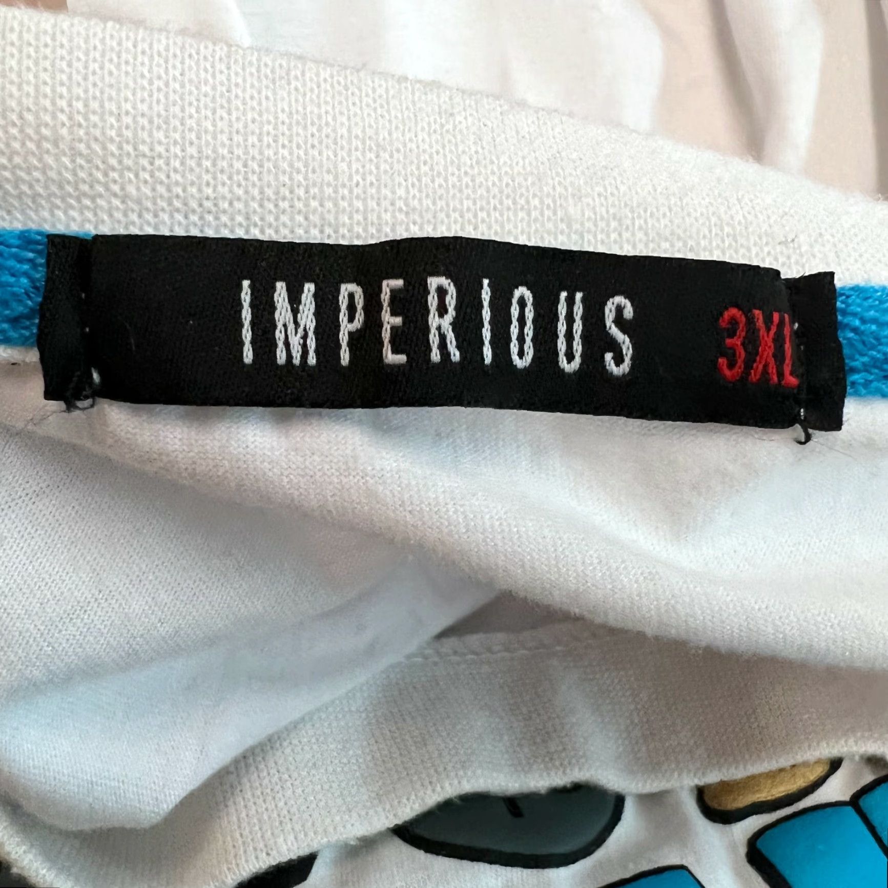 Vintage Imperious Boujee Boy Mens Short Sleeves White Graphic T Shirt 3XL Size US XXL / EU 58 / 5 - 6 Thumbnail