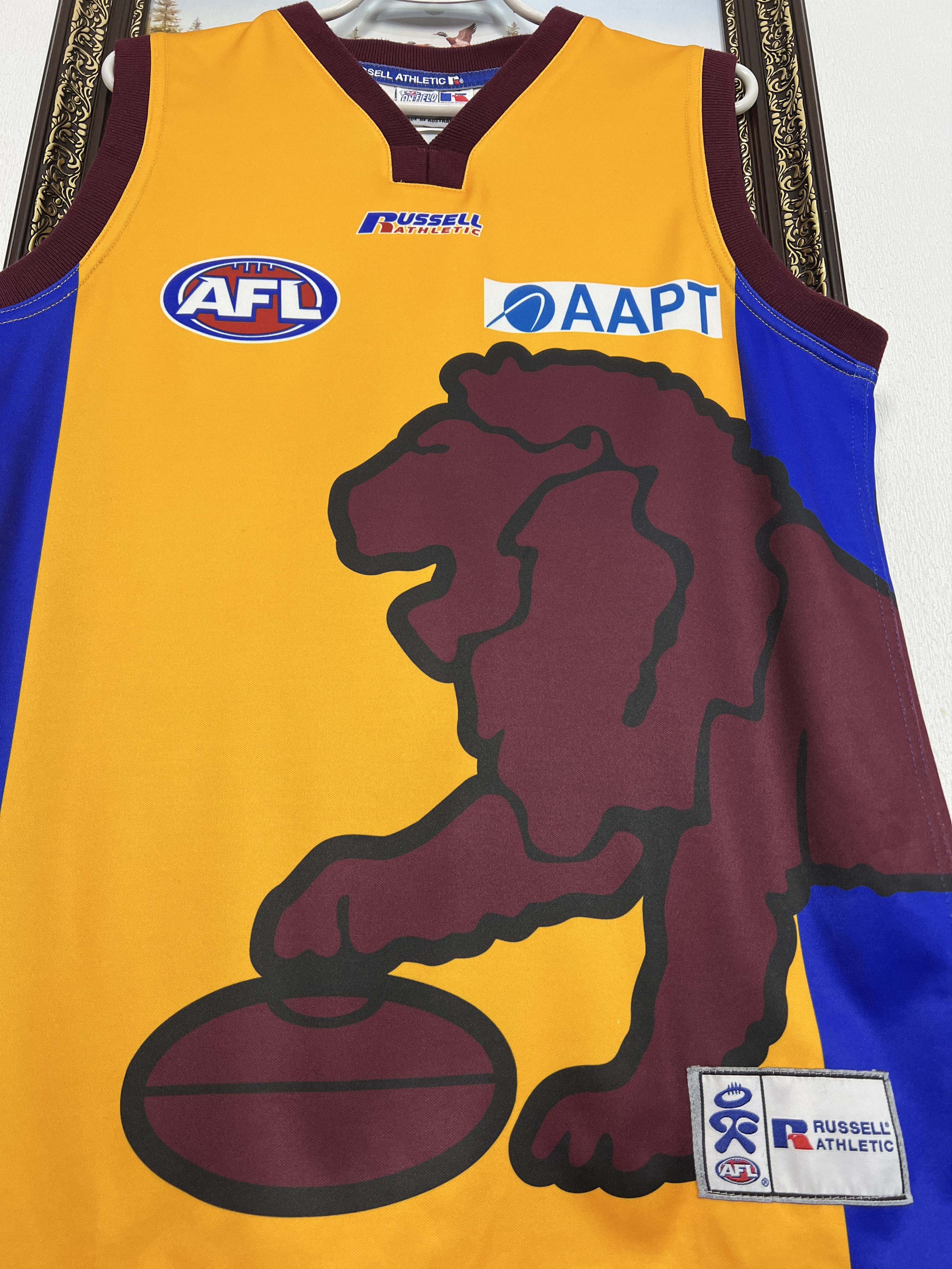 Vintage Brisbane Lions AFL Jersey Football Shirt Kit Trikot Rare Size US M / EU 48-50 / 2 - 3 Thumbnail