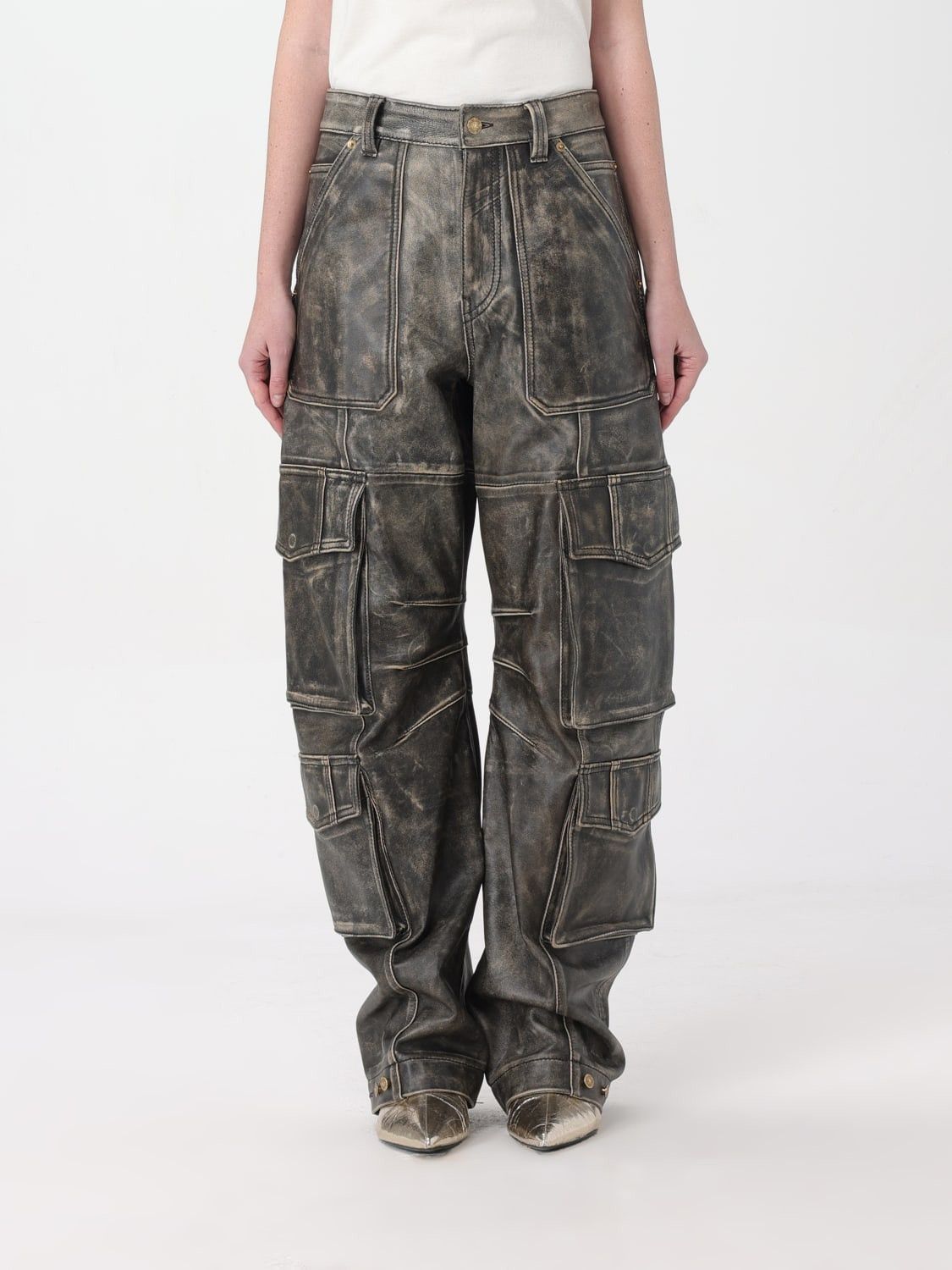 Golden Goose o1y0725 Cargo Pant in Lead Size 26" / US 2 / IT 38 - 1 Thumbnail