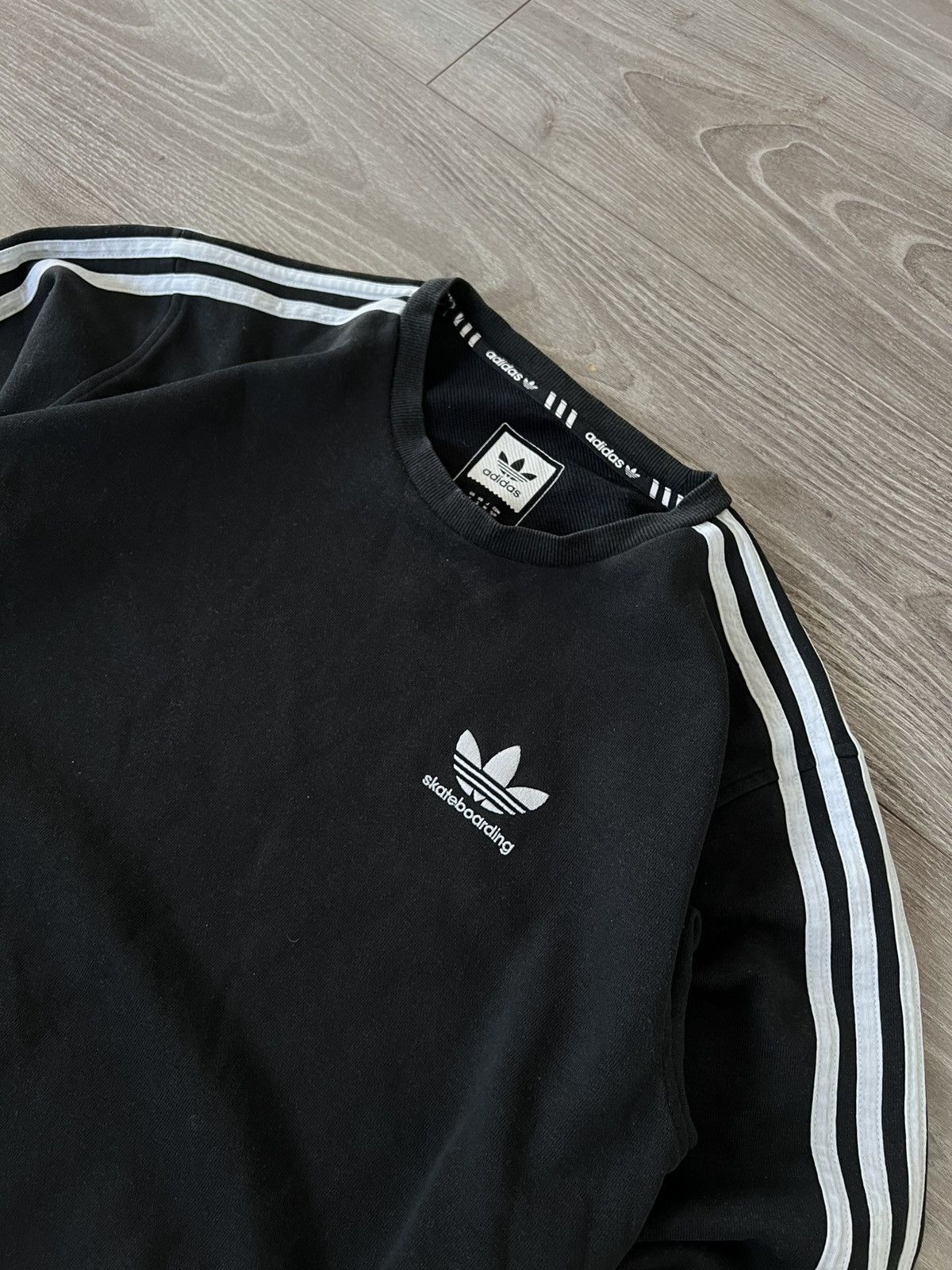 Adidas × Designer ‼️Vintage Adidas Skateboarding Knit Logo 3St Sweatshirt‼️ Size US S / EU 44-46 / 1 - 13 Thumbnail