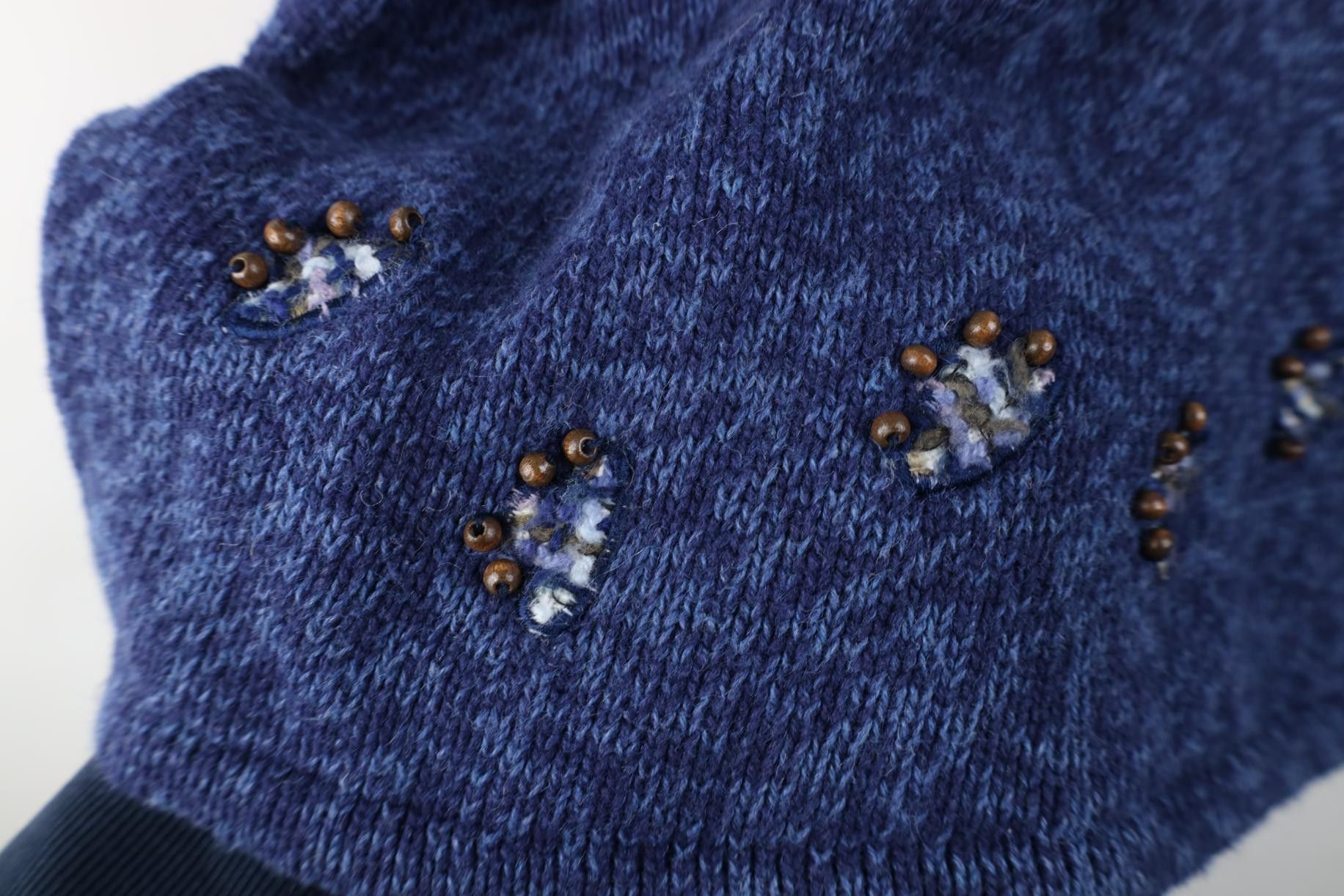 Vintage Vintage 90s Streetwear Art Cat Kitten Marled Knit Sweater Size L / US 10 / IT 46 - 5 Thumbnail