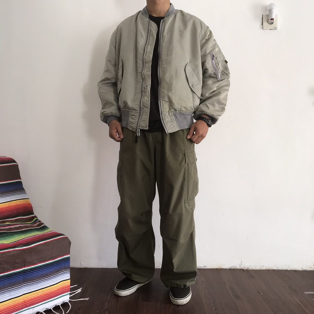 Alpha Industries Vintage Alpha Industries MA-1 Reversible Bomber Jacket Size US XL / EU 56 / 4 - 9 Thumbnail