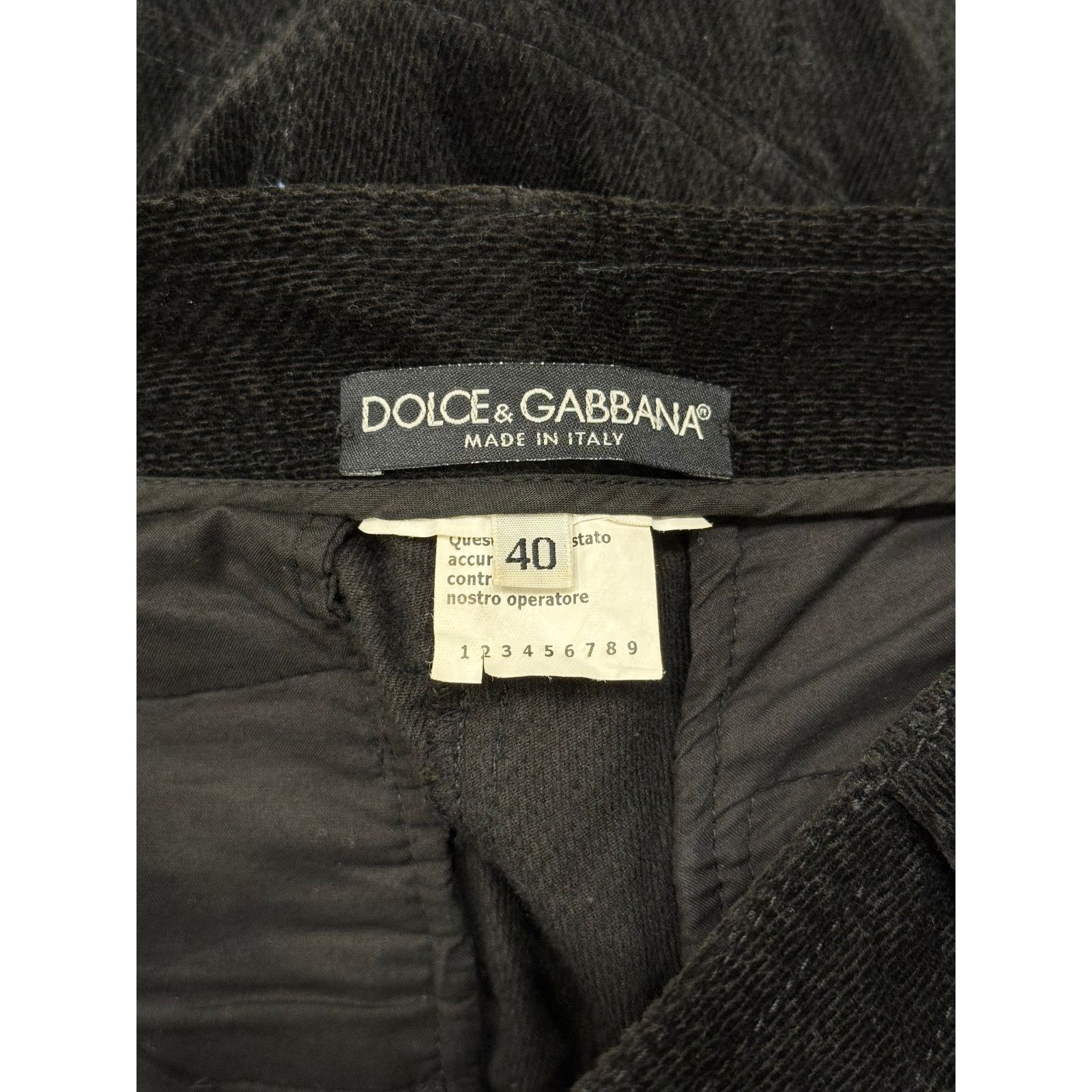 Dolce & Gabbana A/W2003 Dolce & Gabbana runway bondage corduroy biker pants Size US 26 / EU 42 - 8 Thumbnail