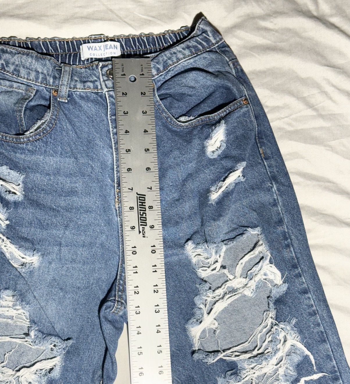 Other Wax Jean Collection Super Distressed High Rise Style Size M Size 30" / US 8 / IT 44 - 7 Thumbnail
