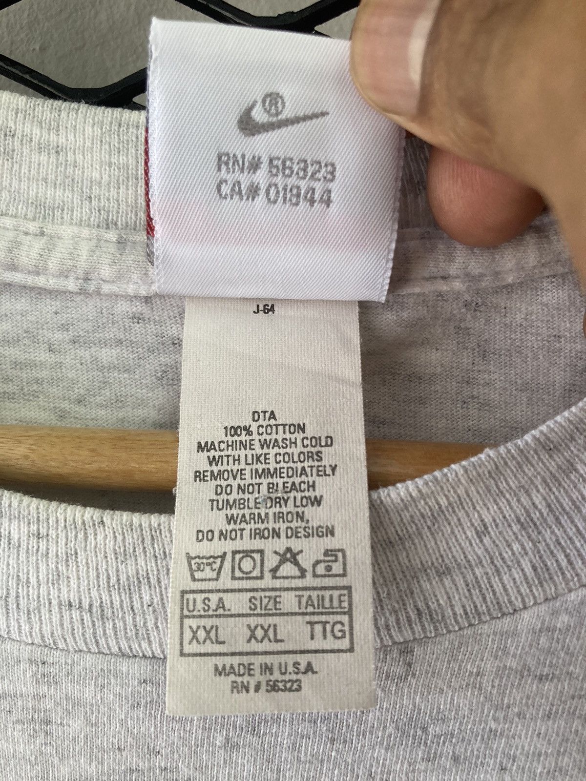 Nike × Vintage Vintage 90's Nike shirt Size US XXL / EU 58 / 5 - 4 Thumbnail