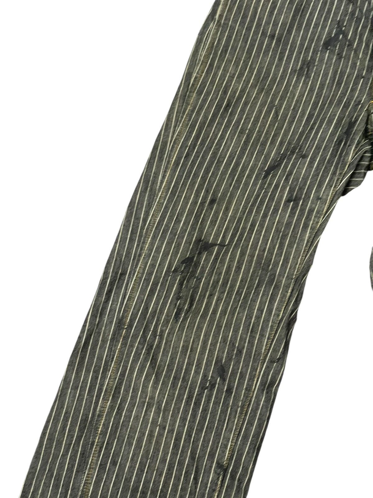 Zucca Thin Denim Zucca Striped Painter Relax Pant 2🟦2 Size US 31 - 11 Thumbnail