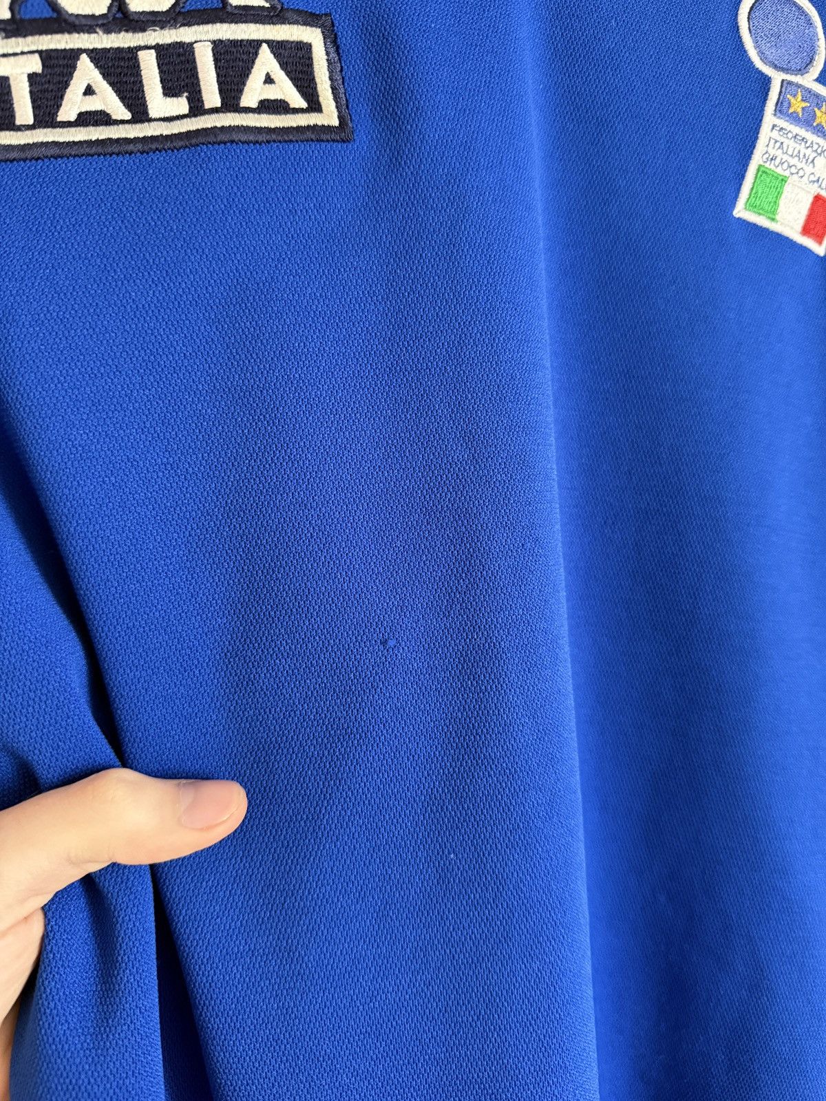 Kappa Vintage ITALY 1999 2000 POLO FOOTBAL SOCCER JERSEY KAPPA Size US L / EU 52-54 / 3 - 8 Thumbnail