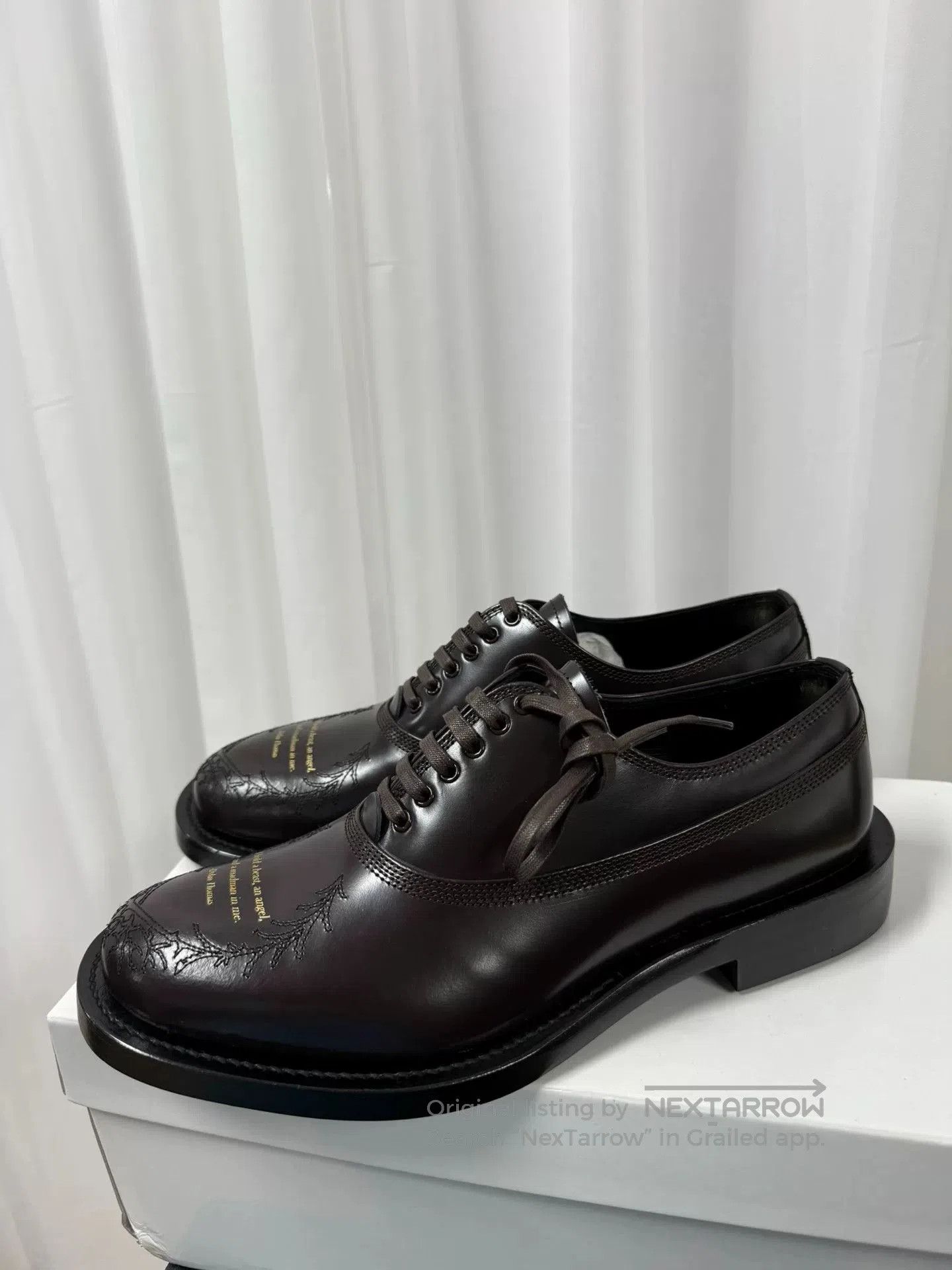 Comme des Garcons Homme Plus UNDERCOVER Poetry Derby Shoes in Size M. Size US 10 / EU 43 - 4 Thumbnail