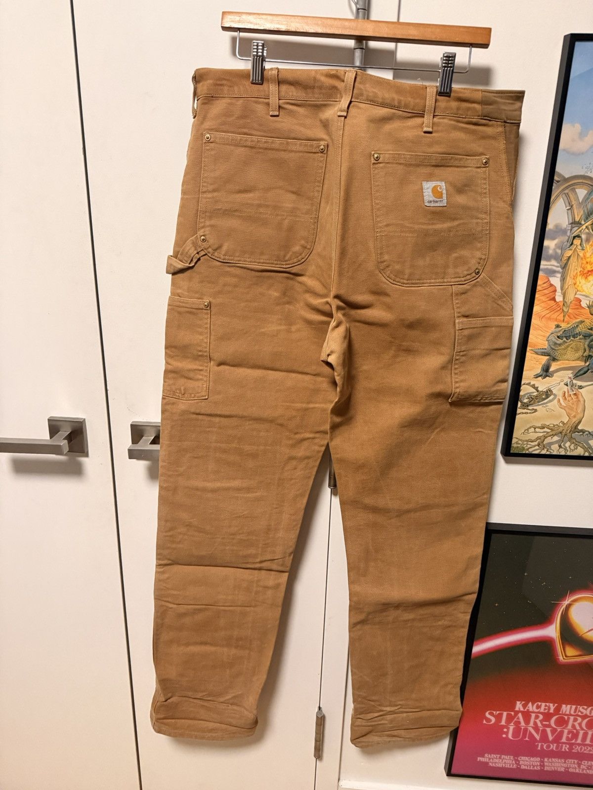 Carhartt Vintage Carhartt BO1 32x36 Double Knee Pants Brown Faded Size US 32 / EU 48 - 3 Thumbnail