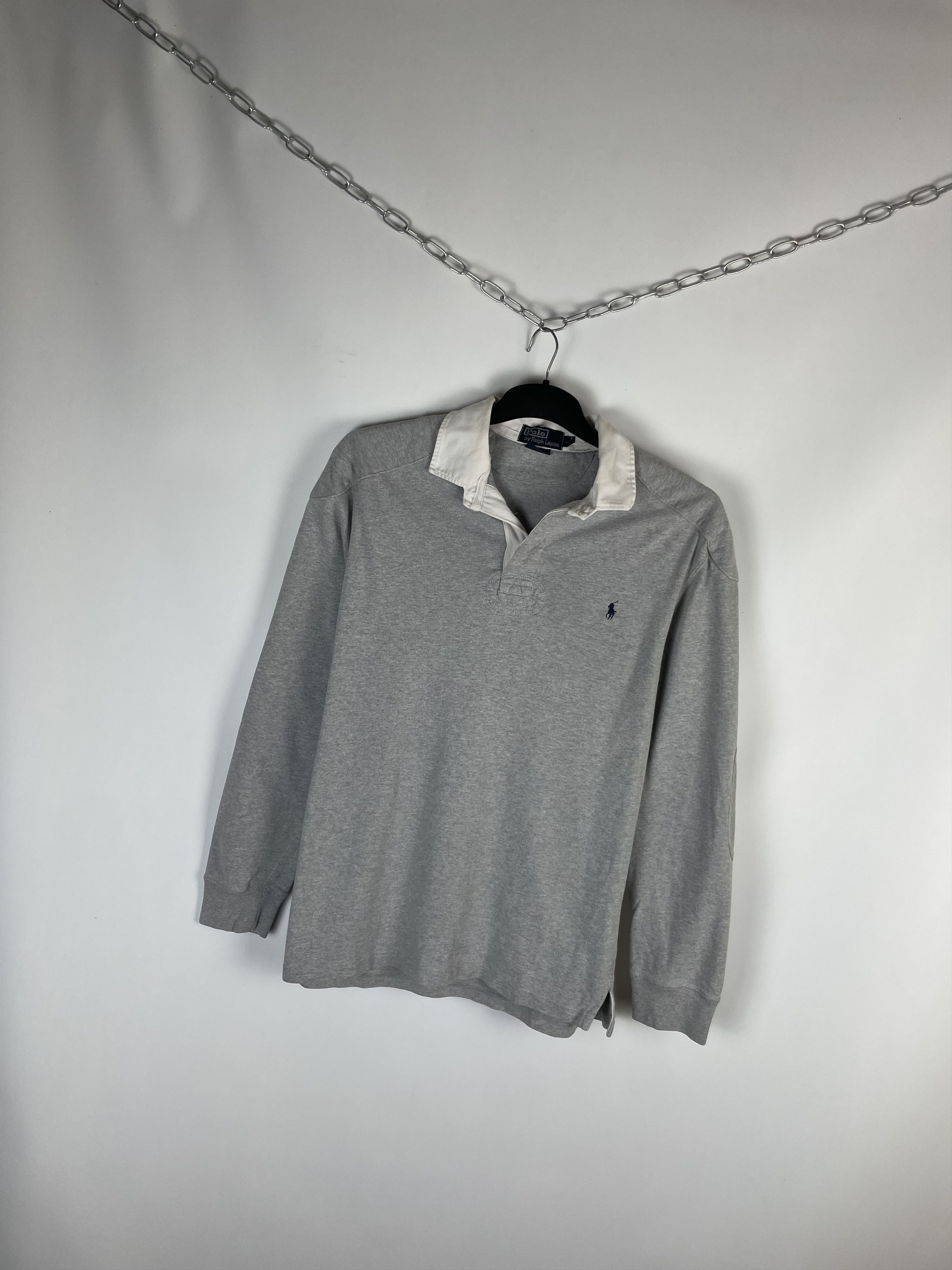 Polo Ralph Lauren Vintage 90s Polo Ralph Lauren Rugby Long Sleeve Shirt Size US L / EU 52-54 / 3 - 2 Thumbnail