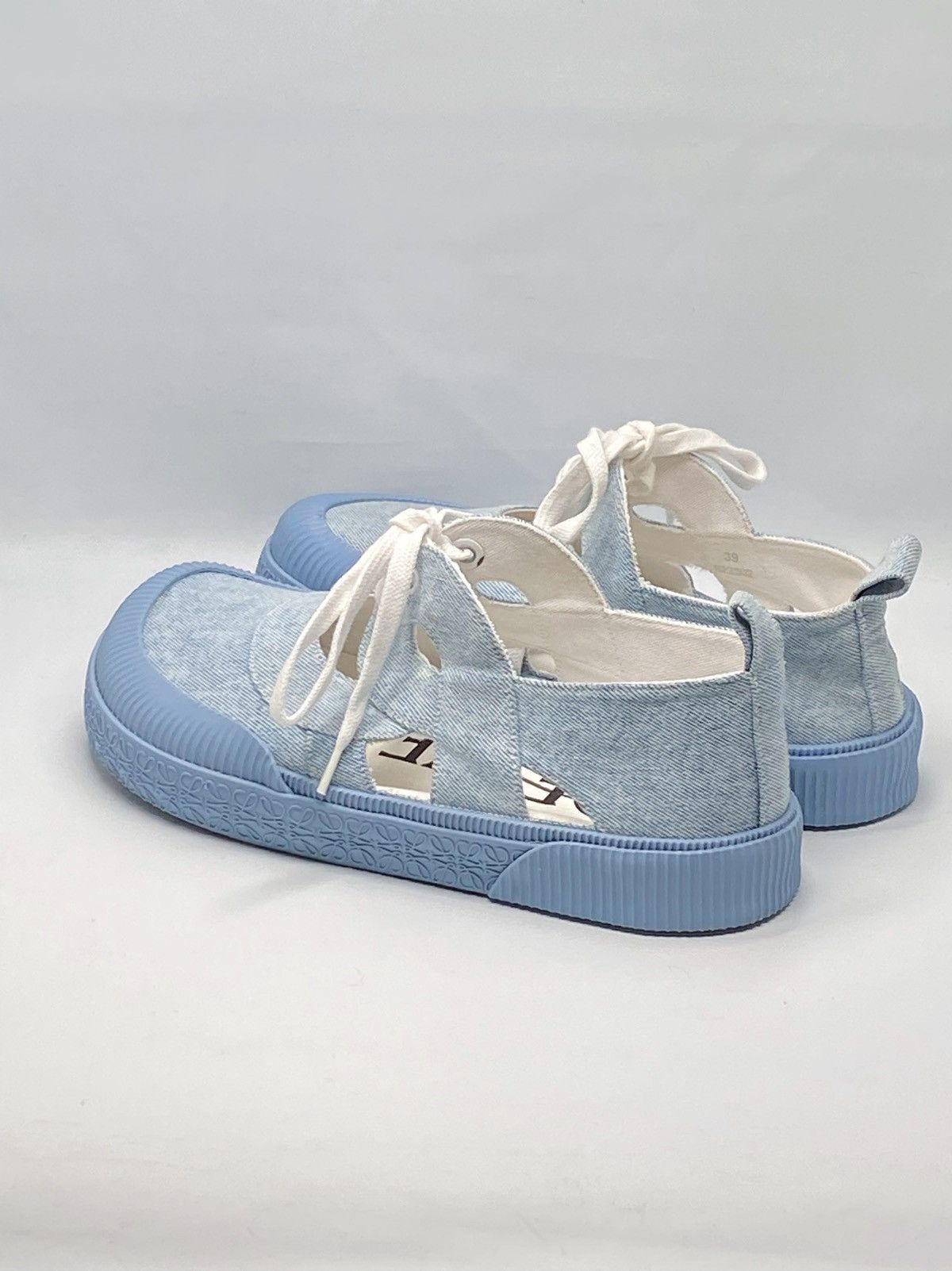 Loewe Loewe Cut-Out Platform Denim Sneakers size 39 Size US 9 / IT 39 - 9 Thumbnail