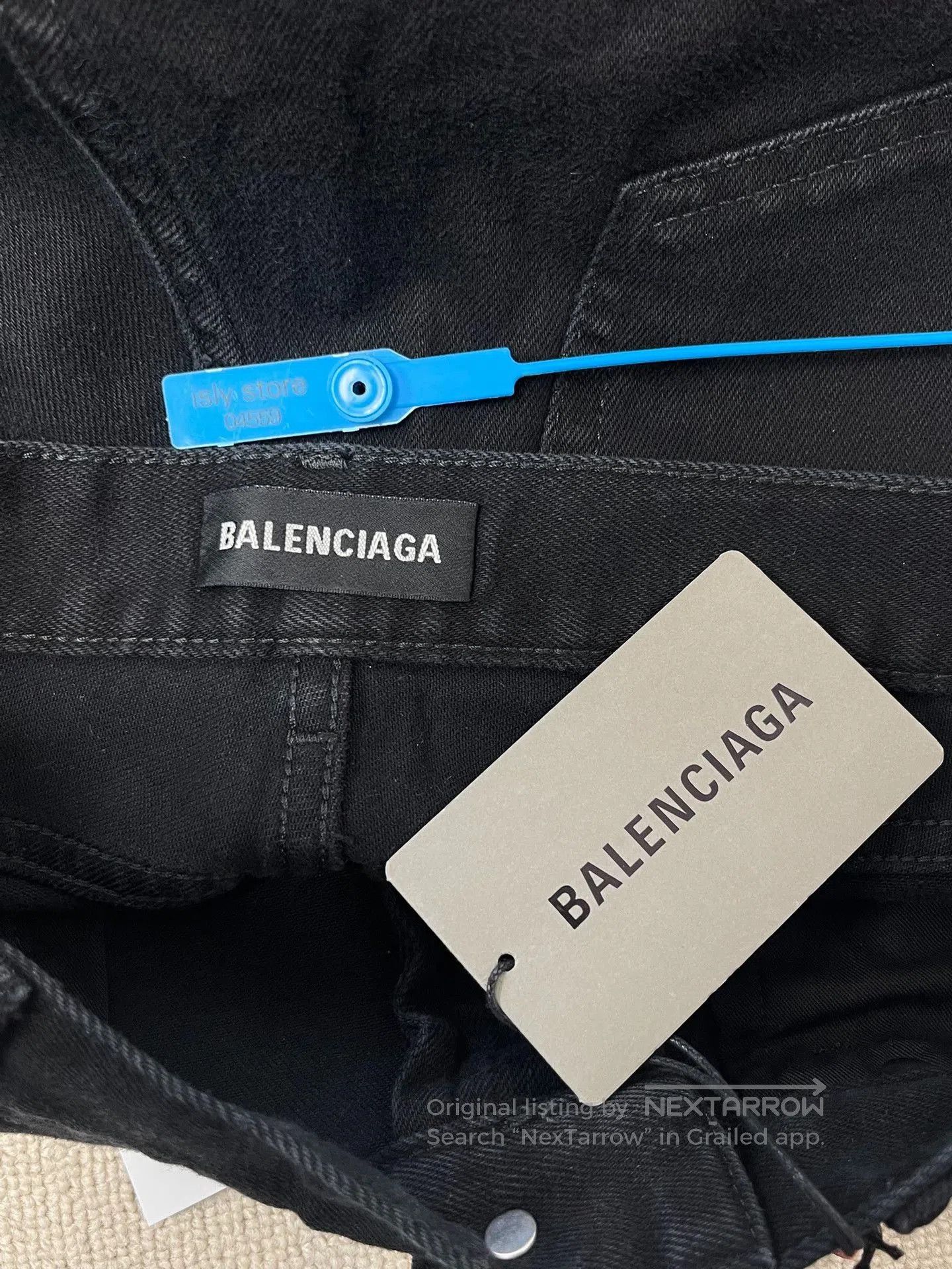 Balenciaga Balenciaga Men's Slim Logo Patch Jeans. Size US 30 / EU 46 - 5 Thumbnail