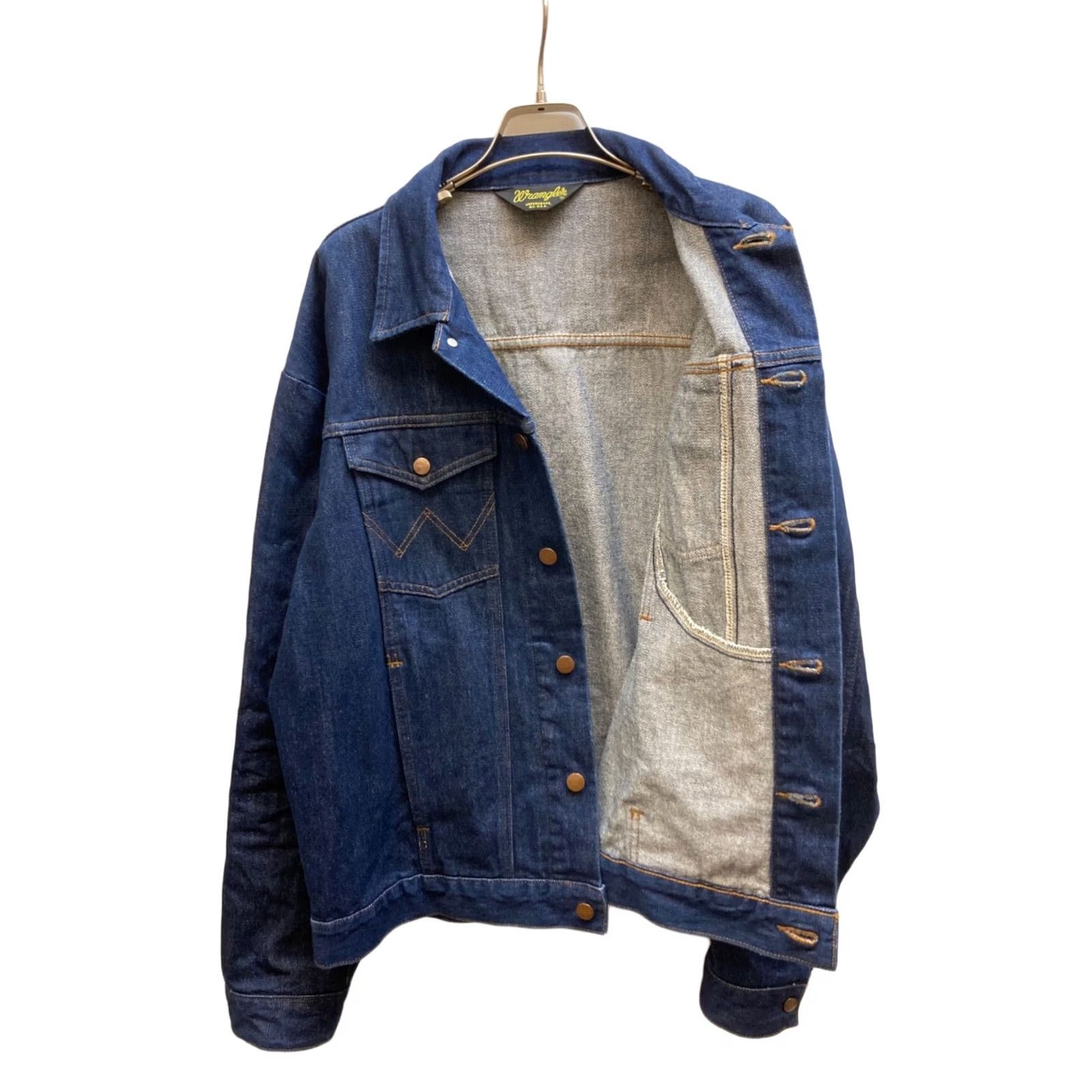 Wrangler Wrangler Jacket Denim Jacket XL Indigo Men Size US XL / EU 56 / 4 - 3 Thumbnail