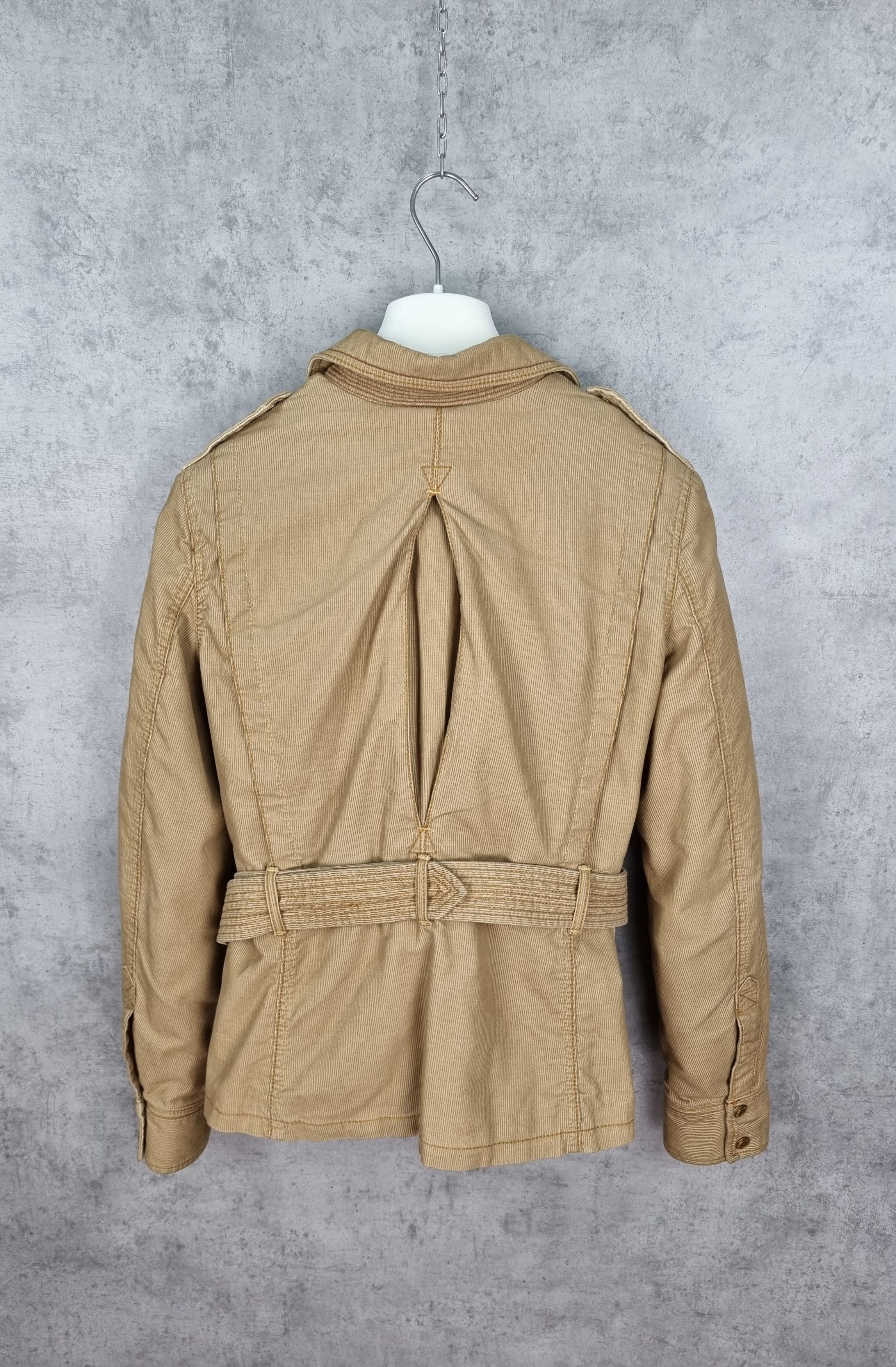 Polo Ralph Lauren × Ralph Lauren Ralph Lauren Corduroy Military Style Blazer Light Jacket Size L / US 10 / IT 46 - 9 Thumbnail