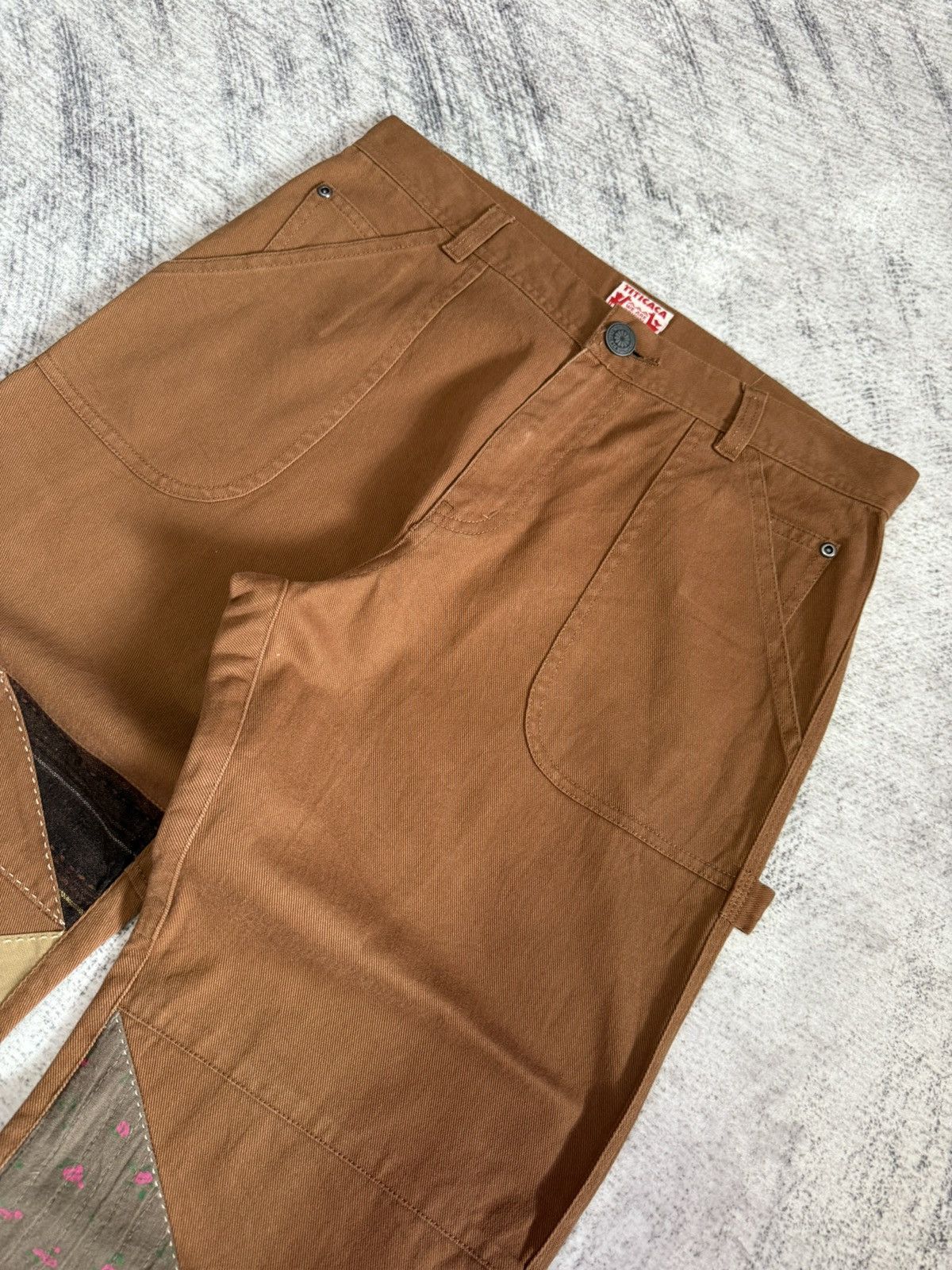 Japanese Brand Titicaca Japan Peneled Patch Work Double Knee Pants Size US 30 / EU 46 - 7 Thumbnail