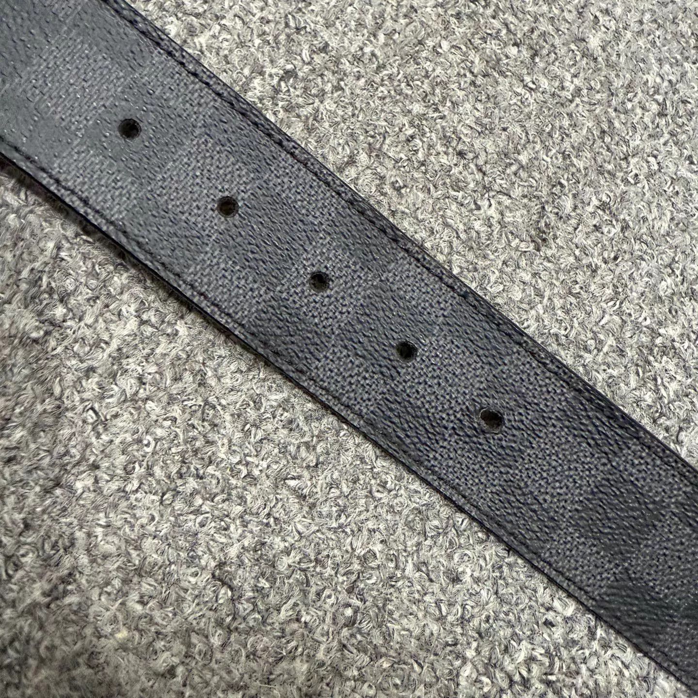 Louis Vuitton LV Black Damier Belt 95cm 95 New Size ONE SIZE - 7 Thumbnail