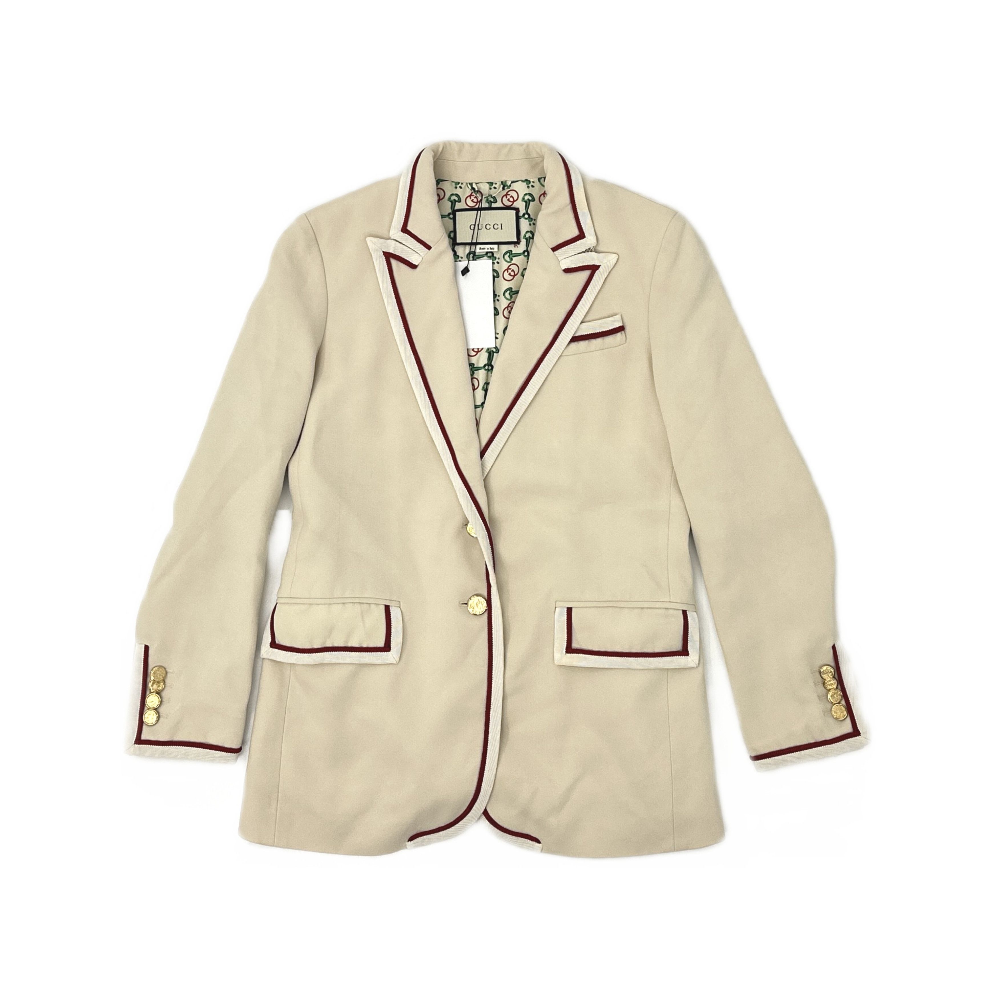 Gucci Gucci Logo Lining Blazer Size IT 40 Size S / US 4 / IT 40 - 1 Thumbnail