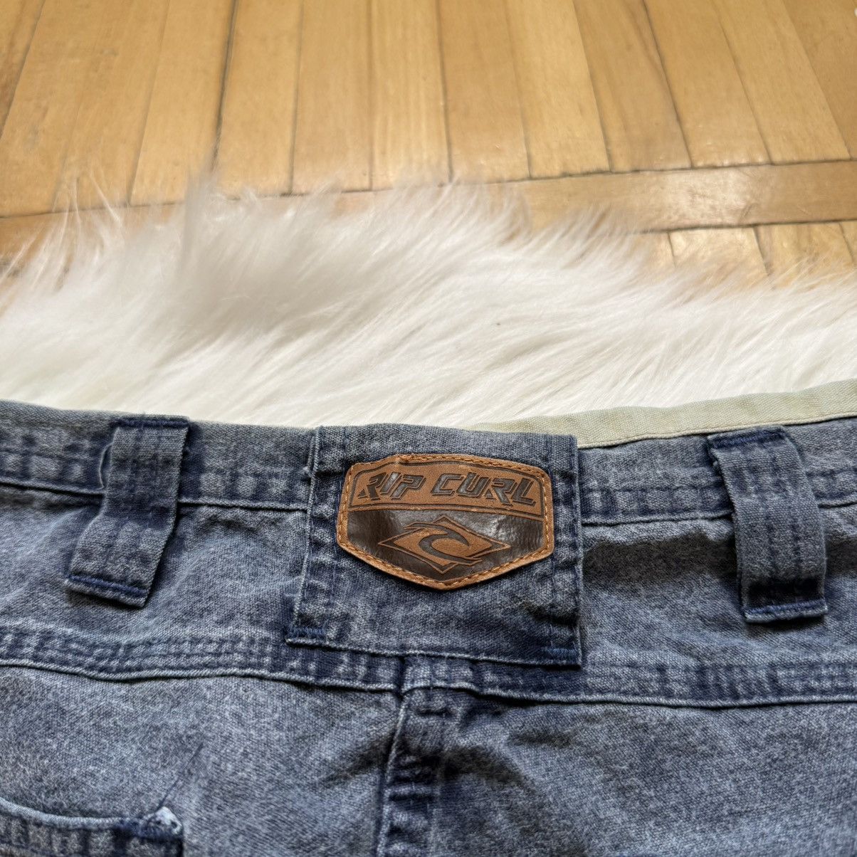 Rip Curl 📌Vintage Rip Curl Y2k Baggy Shorts Usa 90s Size US 31 - 4 Thumbnail